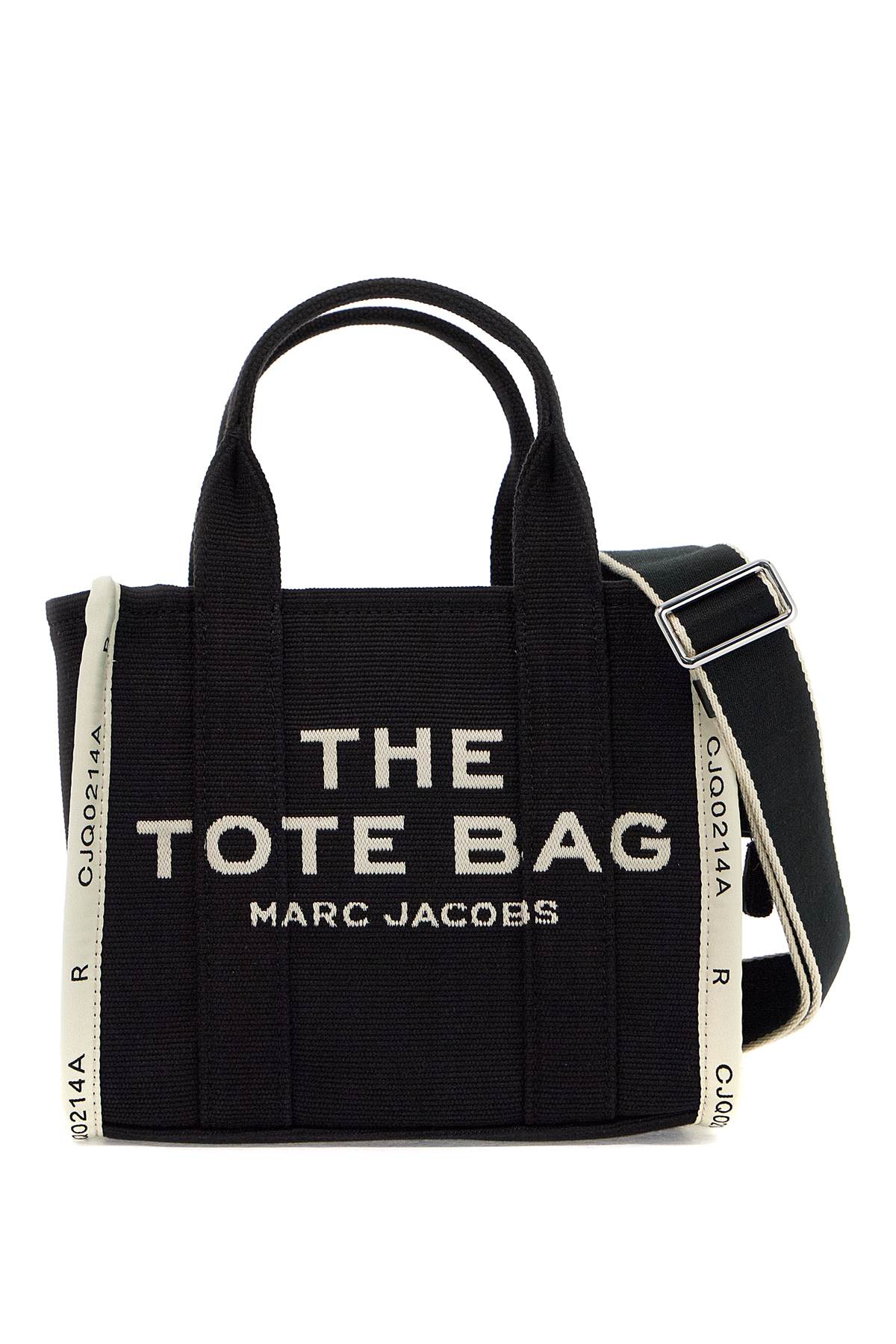 Shop Marc Jacobs The Jacquard Small Tote Bag In Black (black)