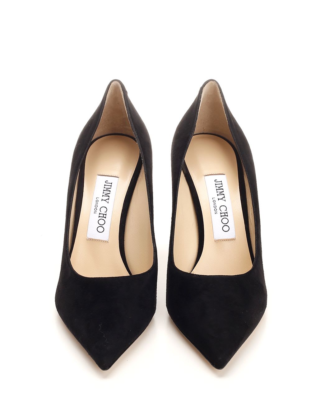 Shop Jimmy Choo Love 85 Suede Pumps In Nero