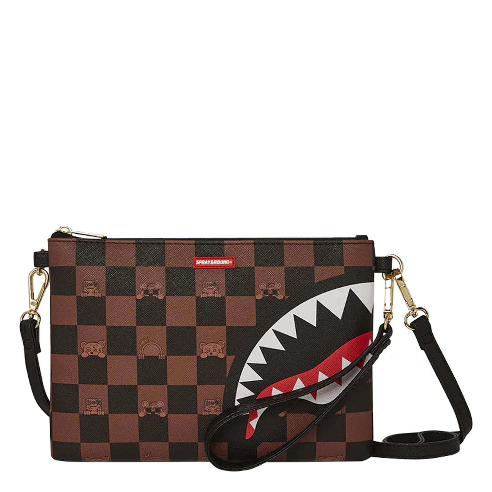 Peeking Character Check Pochette