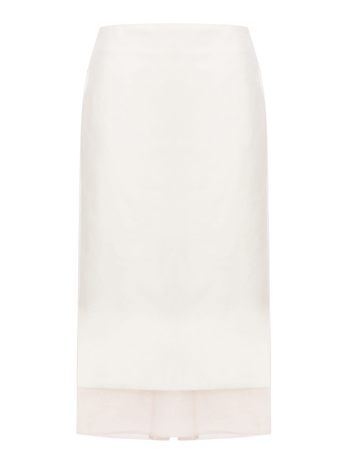 Shop Sportmax Aceti1234 Skirt In White