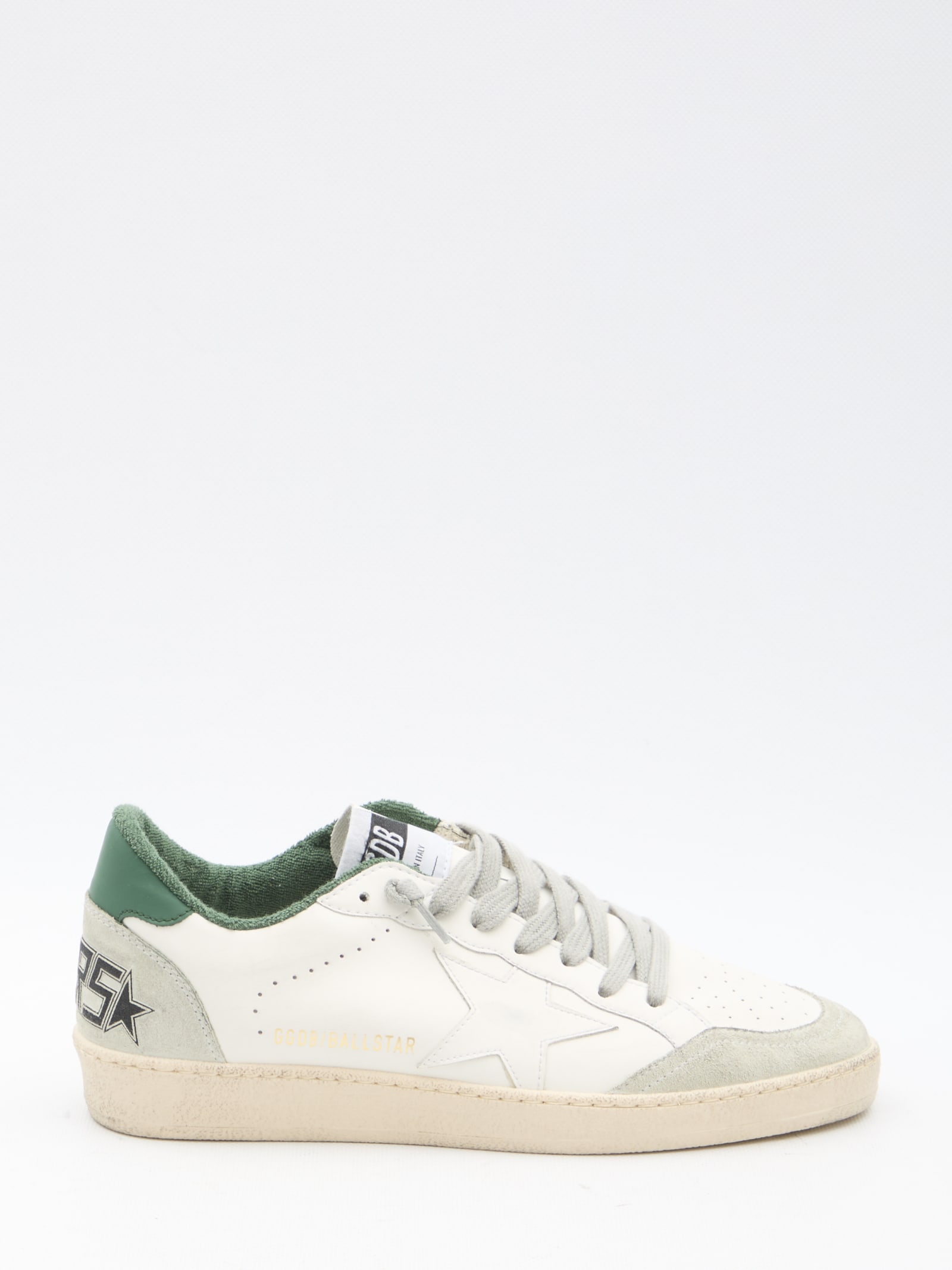 Shop Golden Goose Ball-star Sneakers In White