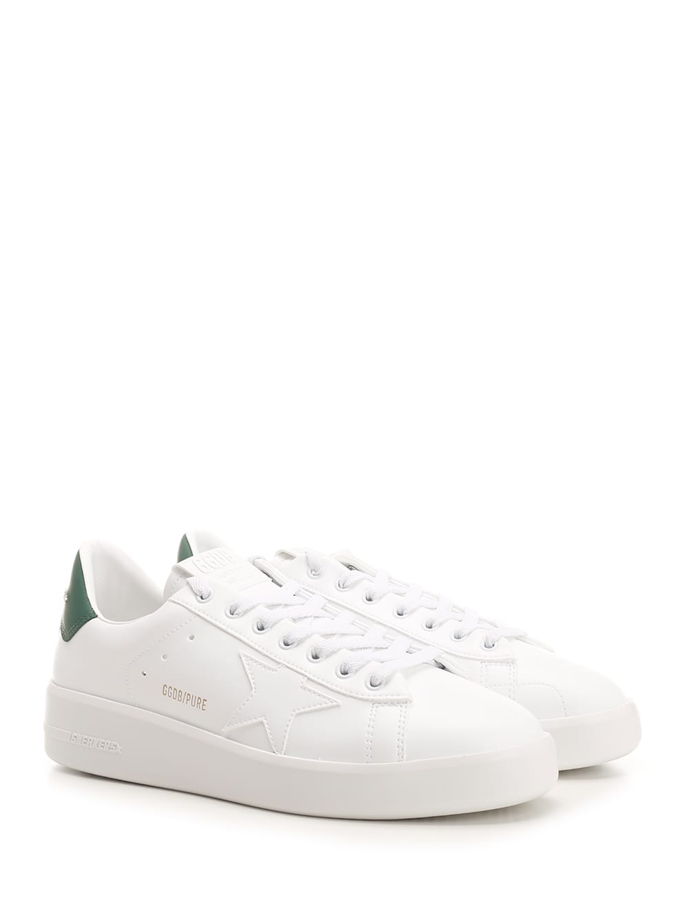 Shop Golden Goose Pure Sneakers In White