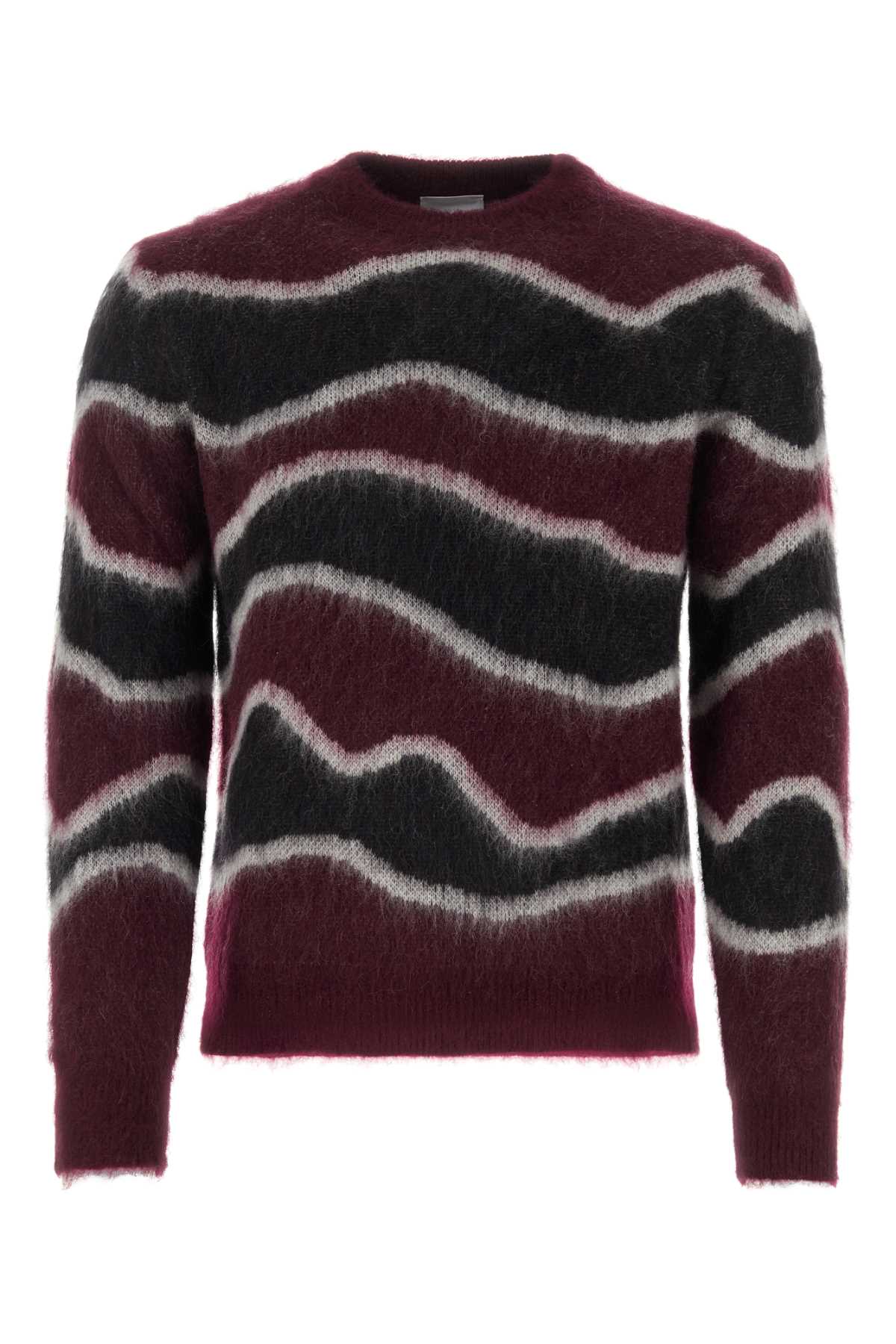 Embroidered Mohair Blend Sweater