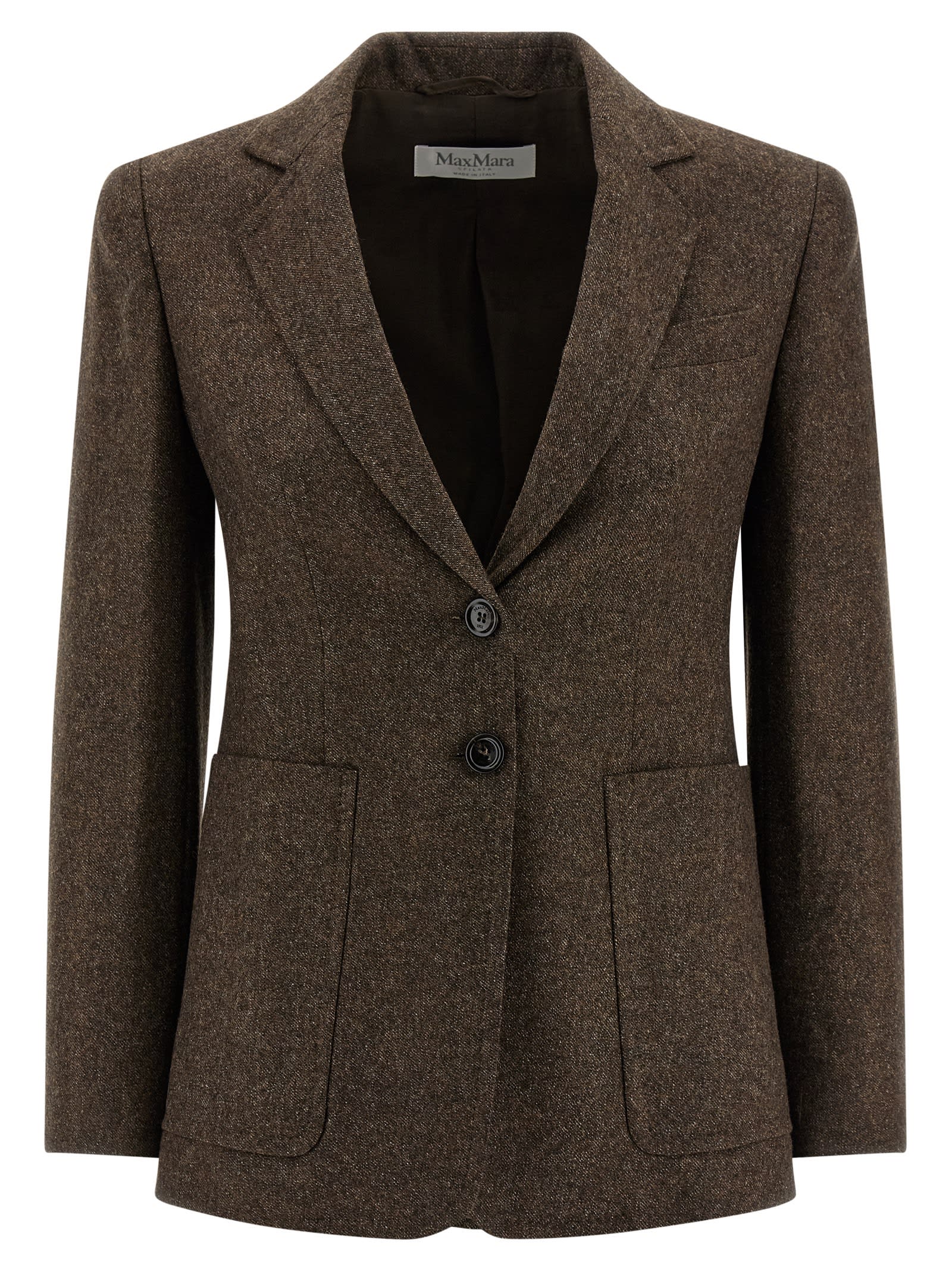 Max Mara Bermuda1234 Blazer In Brown