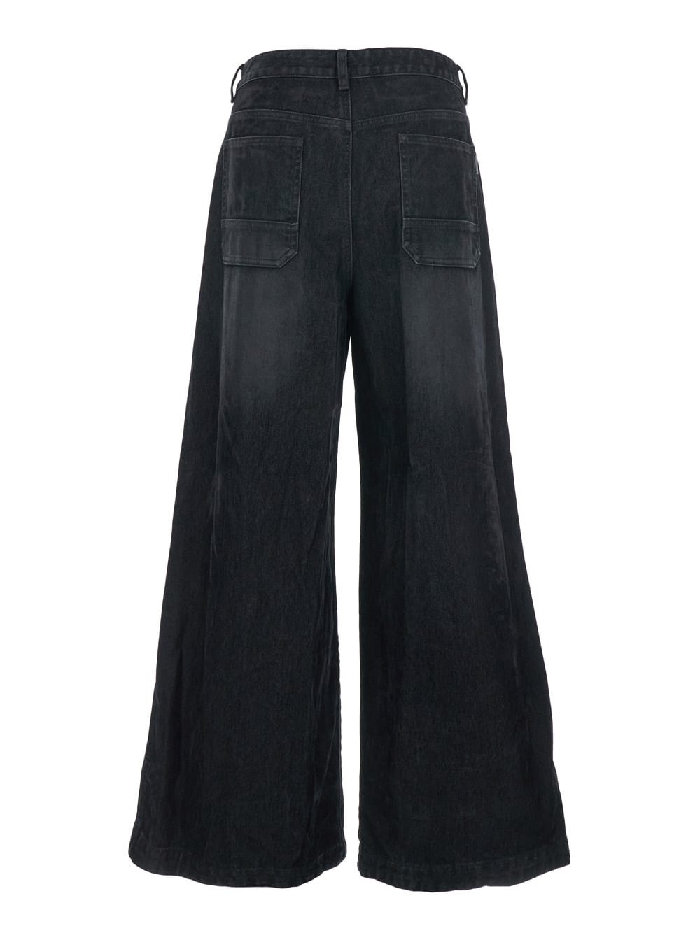 Juunj Denim Trousers With Belt Loops In Black