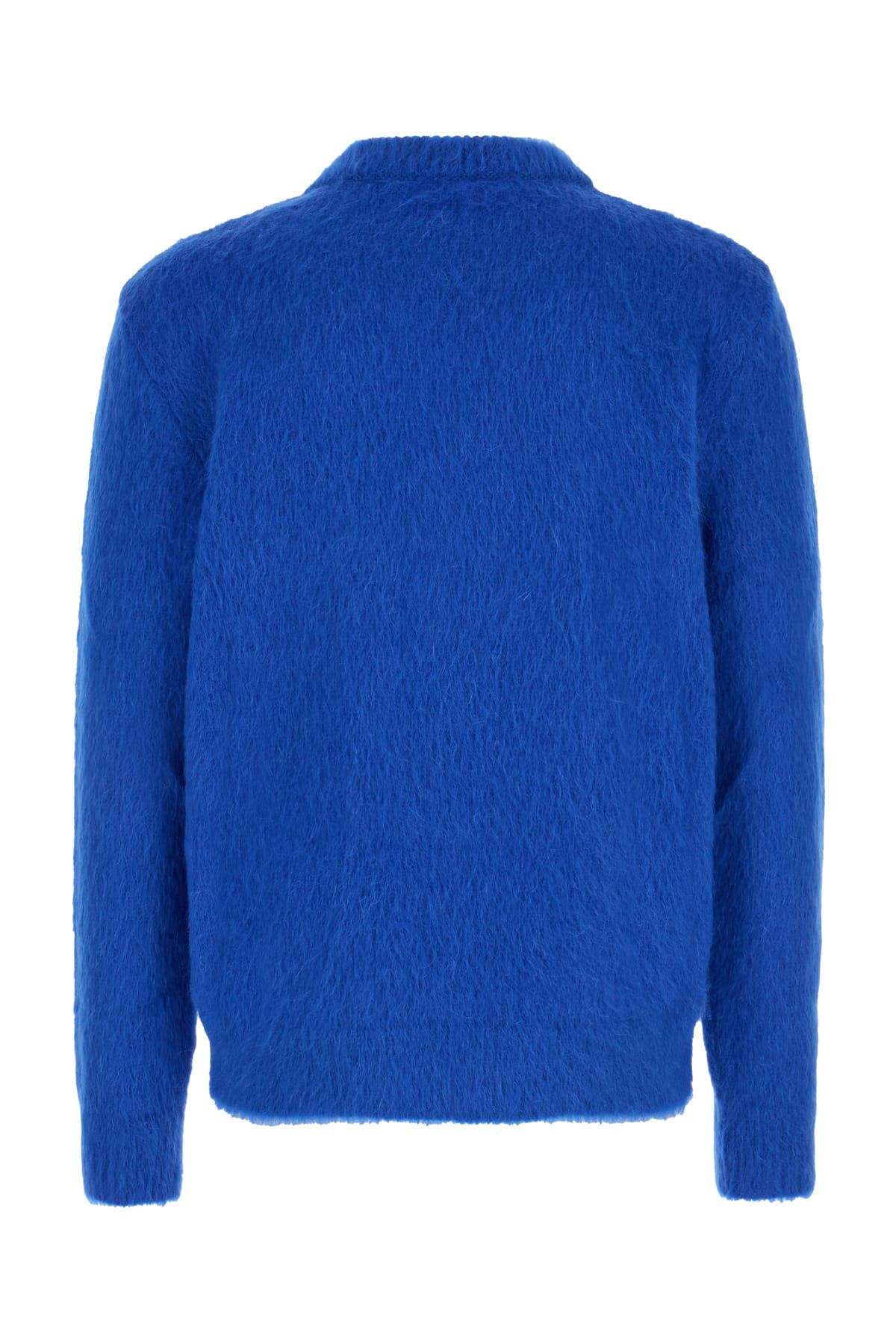 Shop Balmain Electric Blue Wool Blend Sweater In Siu