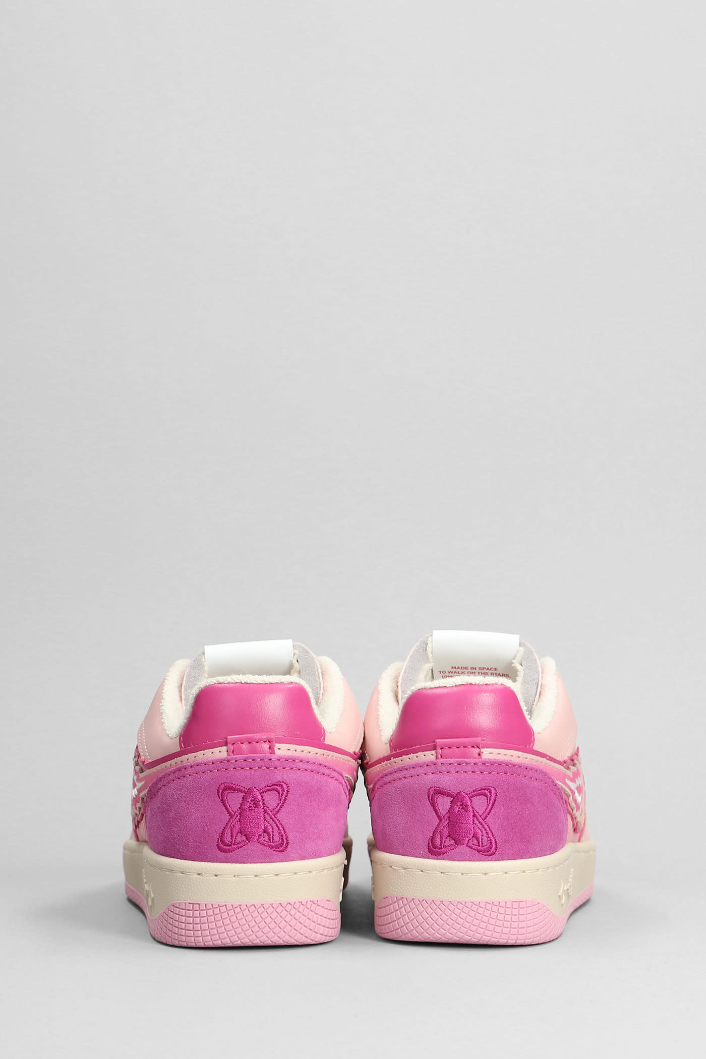 Shop Enterprise Japan Sneakers In Rose-pink Suede And Leather