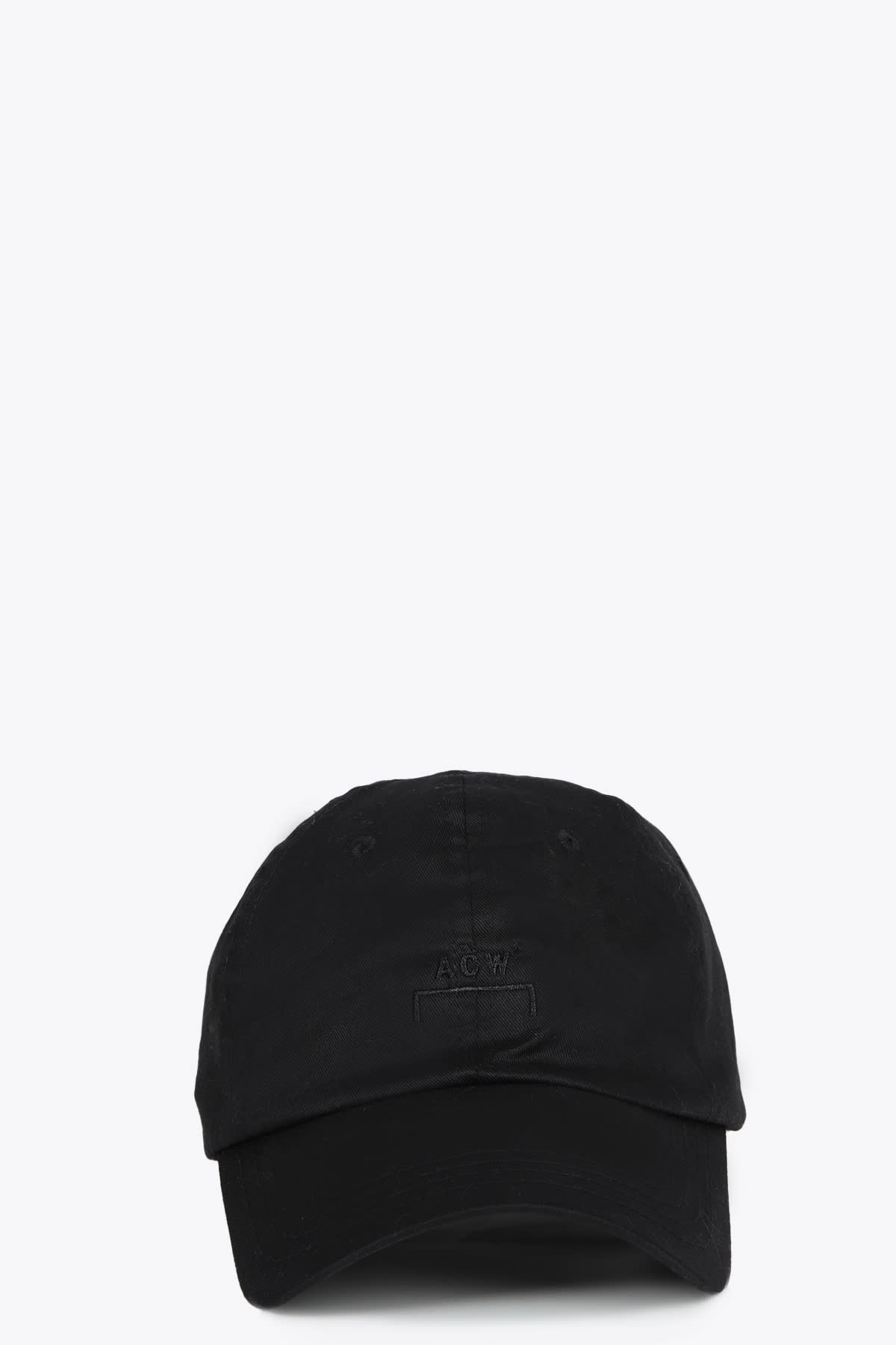 A-COLD-WALL Bracket Cap Black cotton cap with logo - Bracket Cap