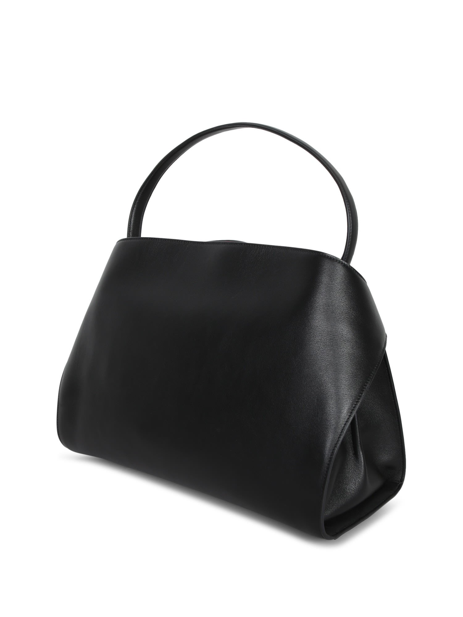 Ferragamo Hug Soft Black Bag In Black