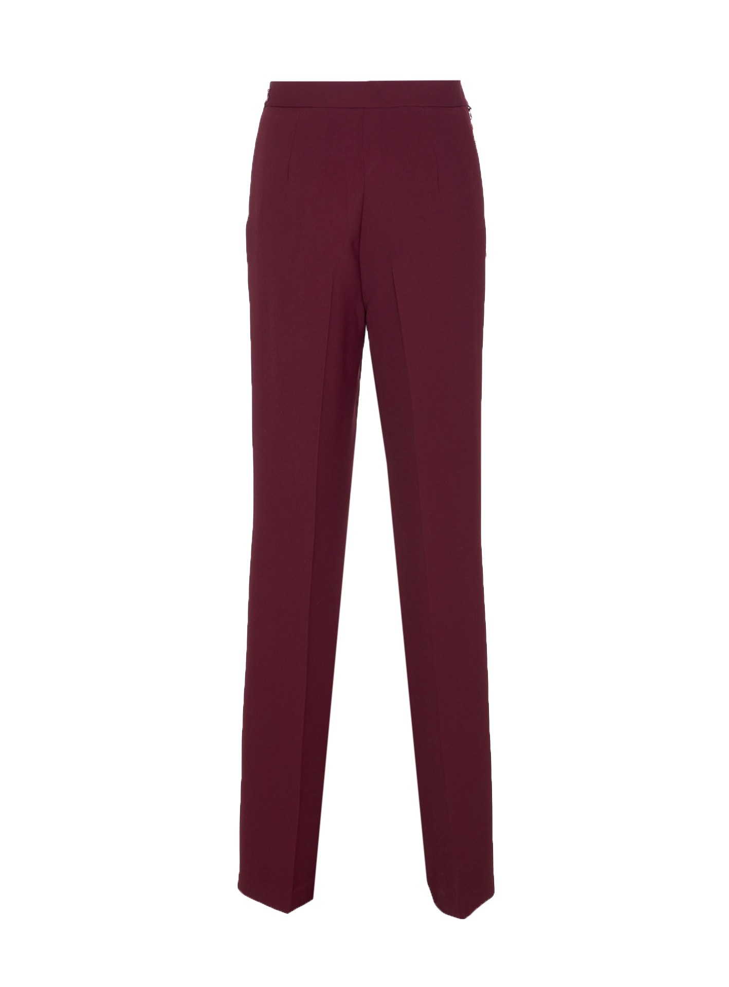 Twinset Pants In Burgundy