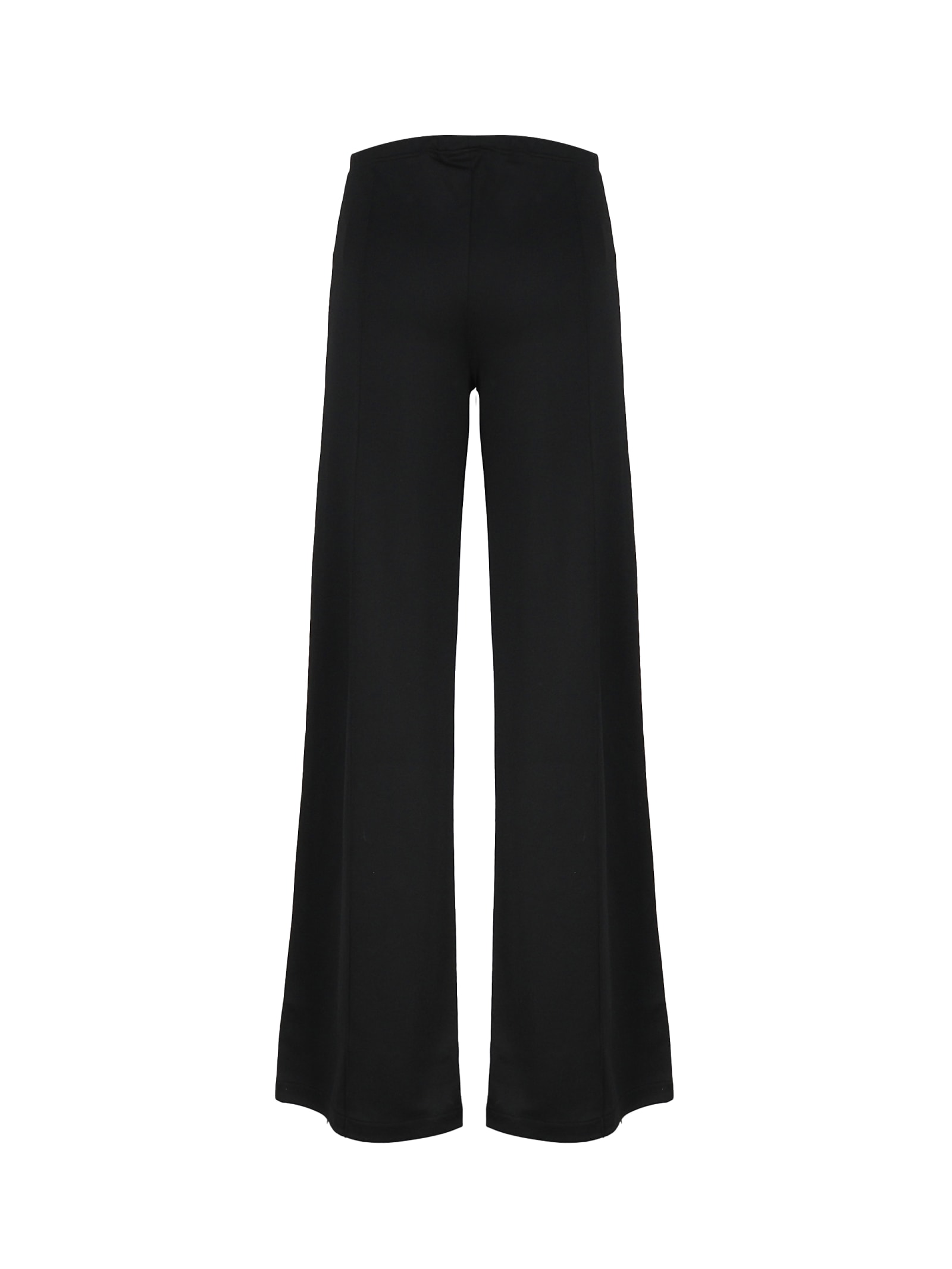 COURRÈGES BLACK STRETCH TROUSERS 