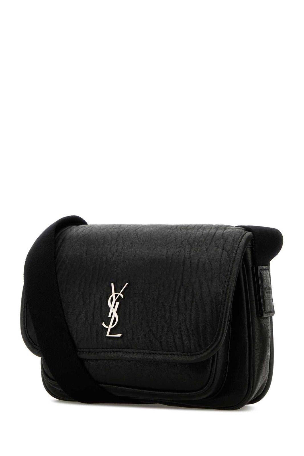 Shop Saint Laurent Niki Small Messenger Bag In Nero