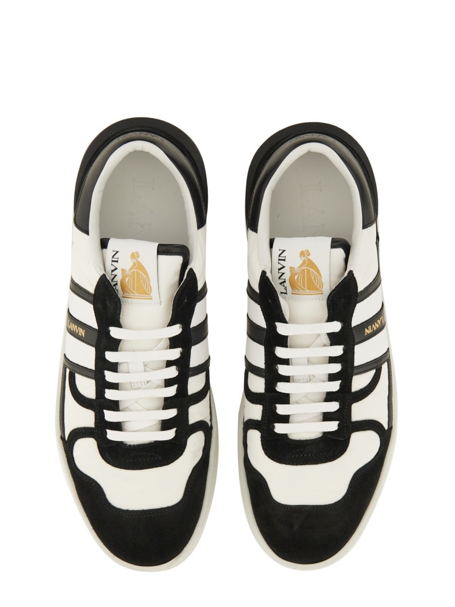 Shop Lanvin Sneaker Clay In White