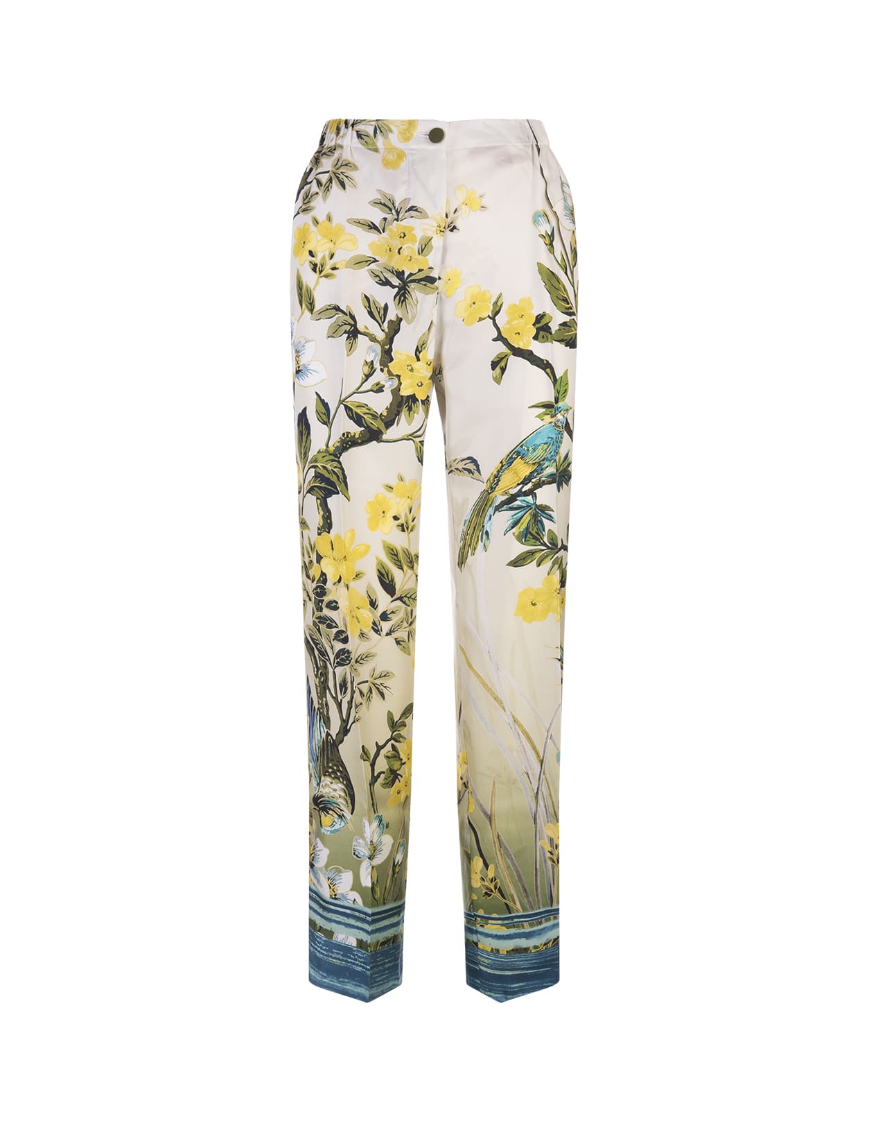 F.R.S FOR RESTLESS SLEEPERS YELLOW ETERE TROUSERS