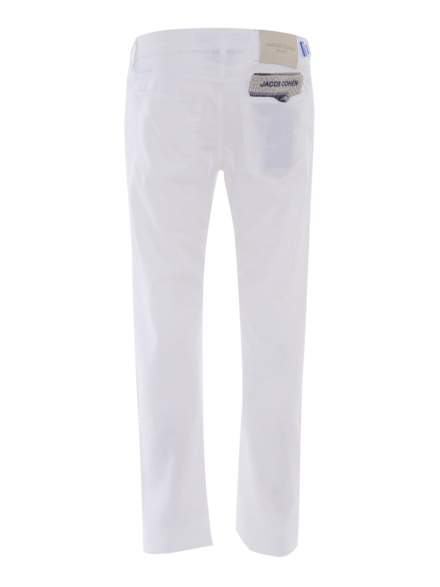Jacob Cohen Nick Slim Fit Pants In White