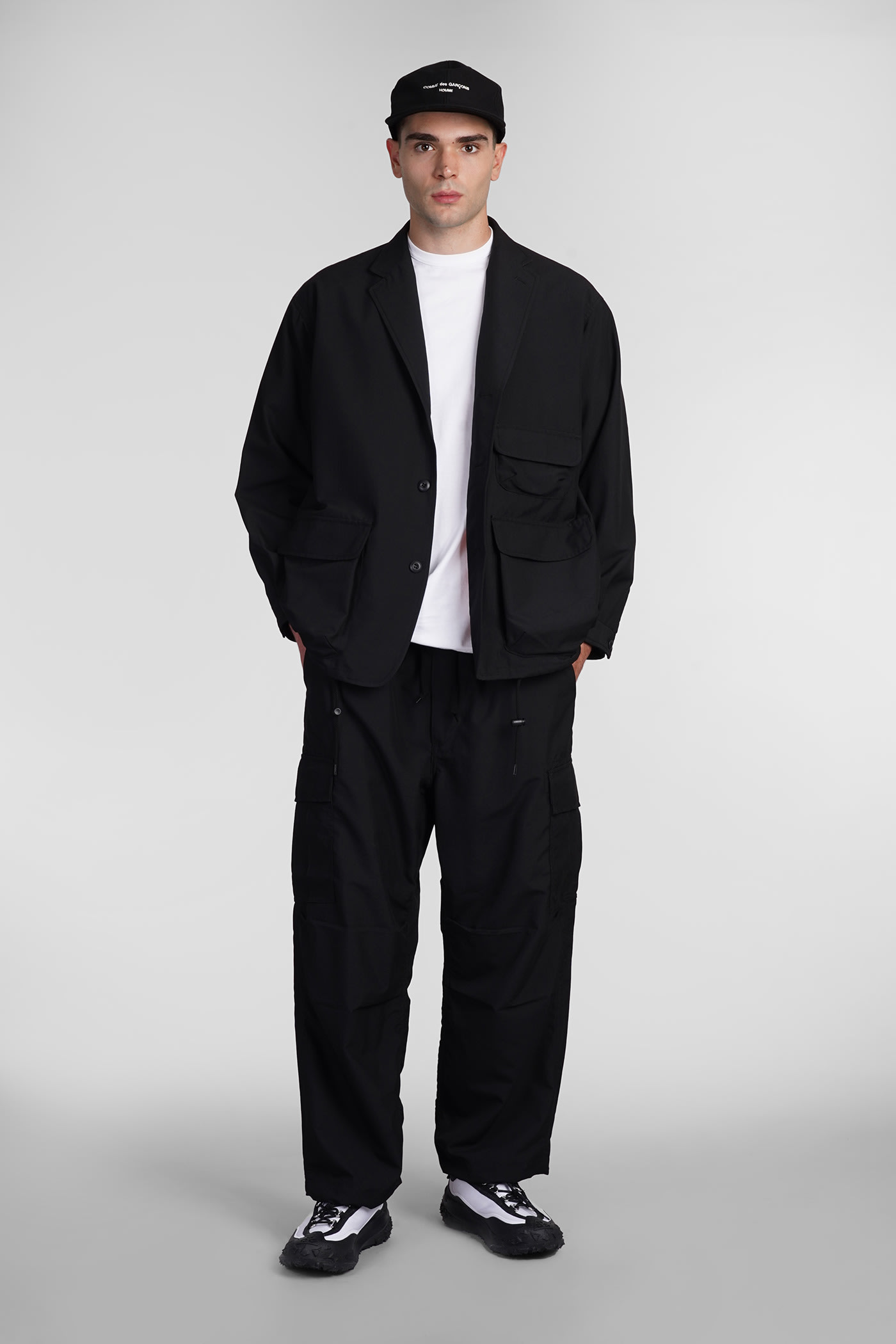 Shop Comme Des Garçons Homme Deux Pants In Black Wool