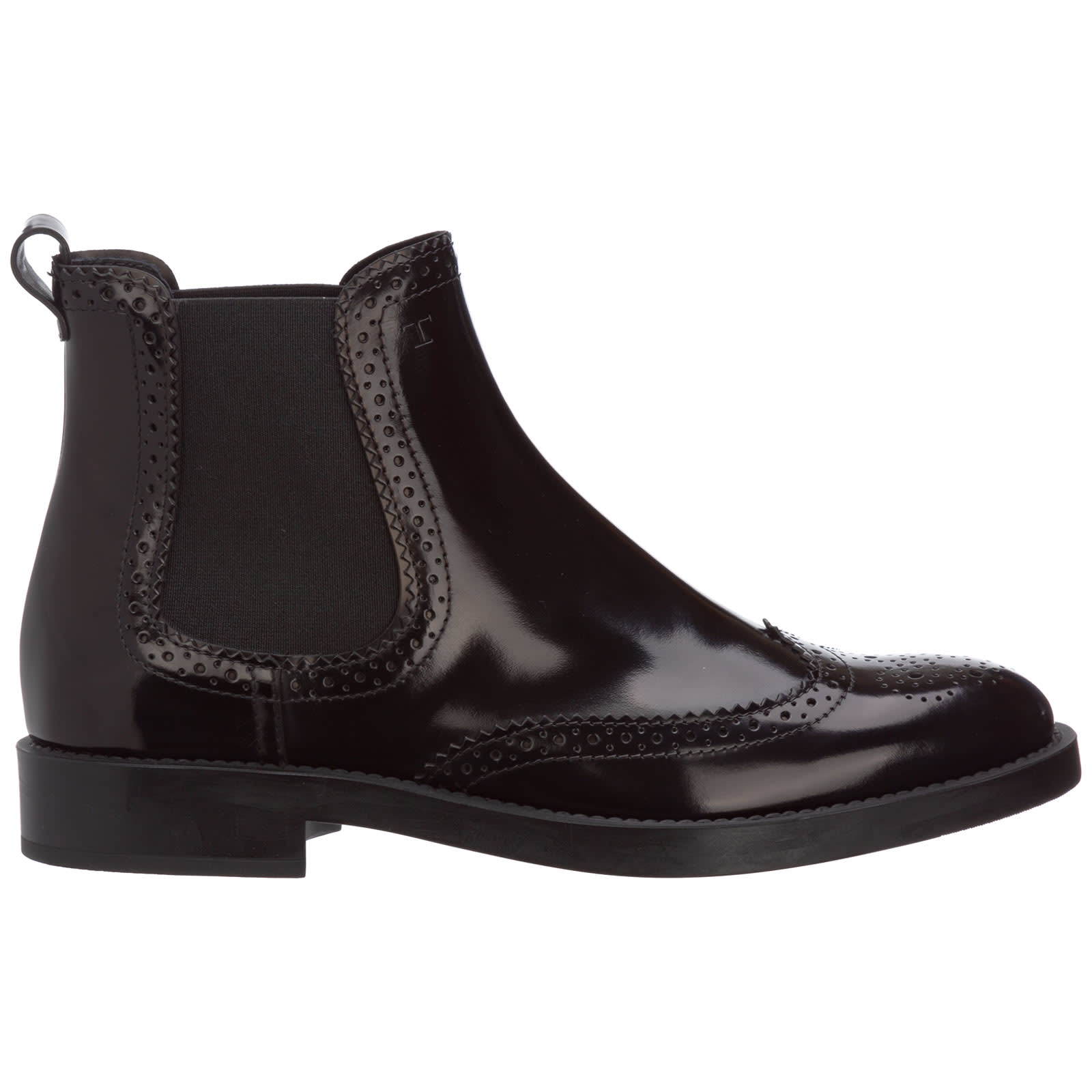 Tod's 5050 Ankle Boots In Nero