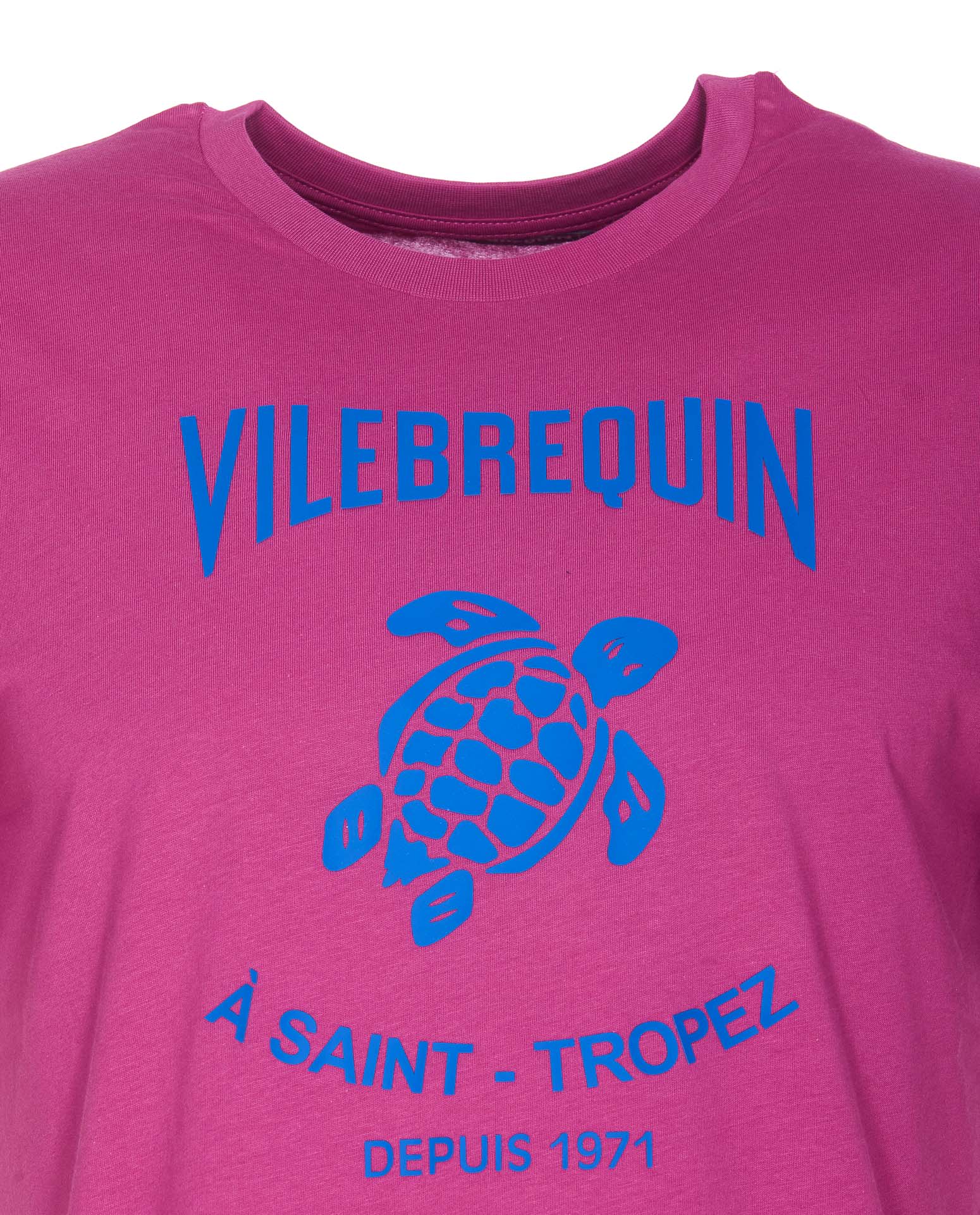 Shop Vilebrequin T-shirt Tortue Flockee In Pink