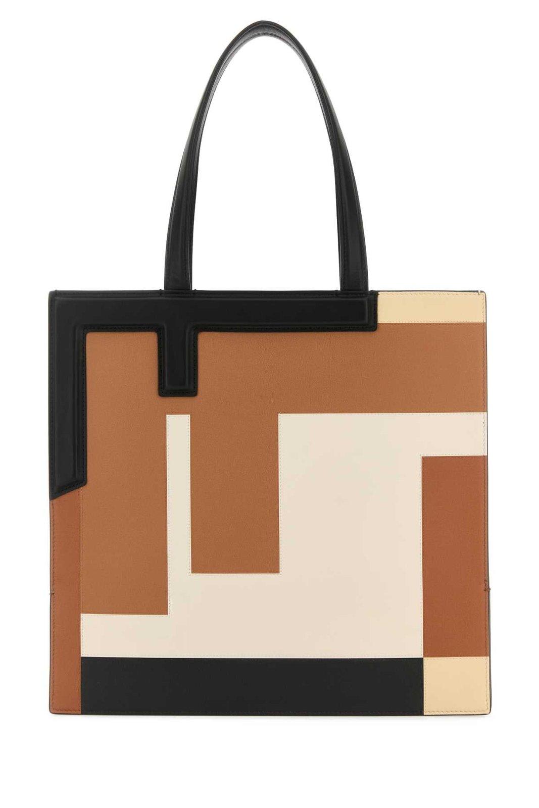 Shop Fendi Top Handle Tote Bag