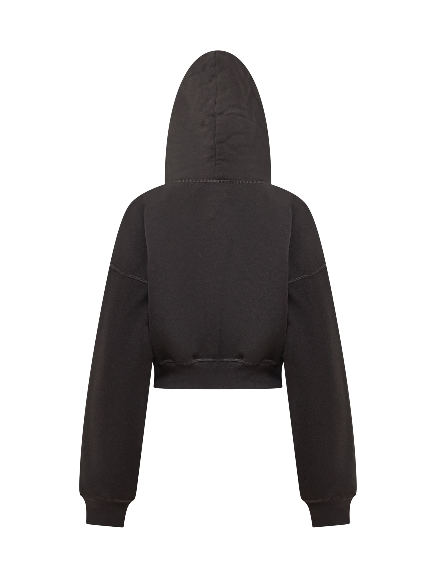 Shop Dsquared2 Cropped Hoodie In Black