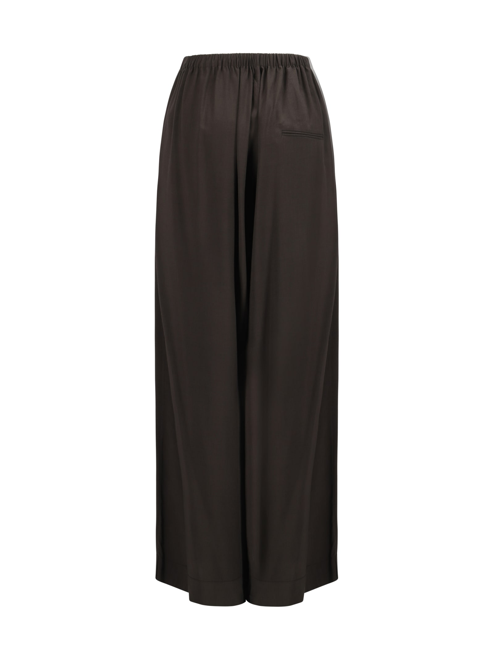 Shop Quira Pants In Dark Brown