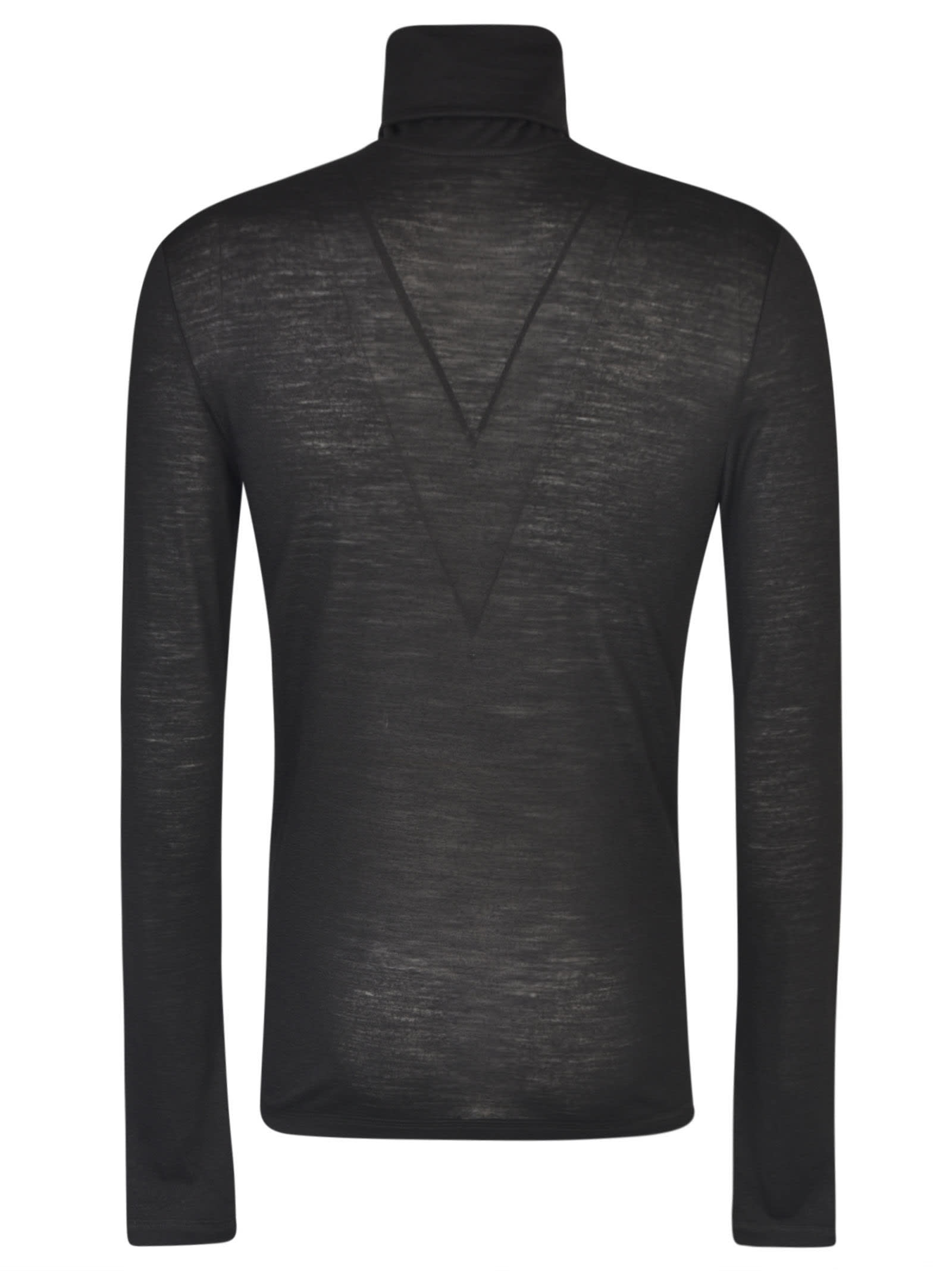 Shop Jil Sander Longsleeved Jersey In Black