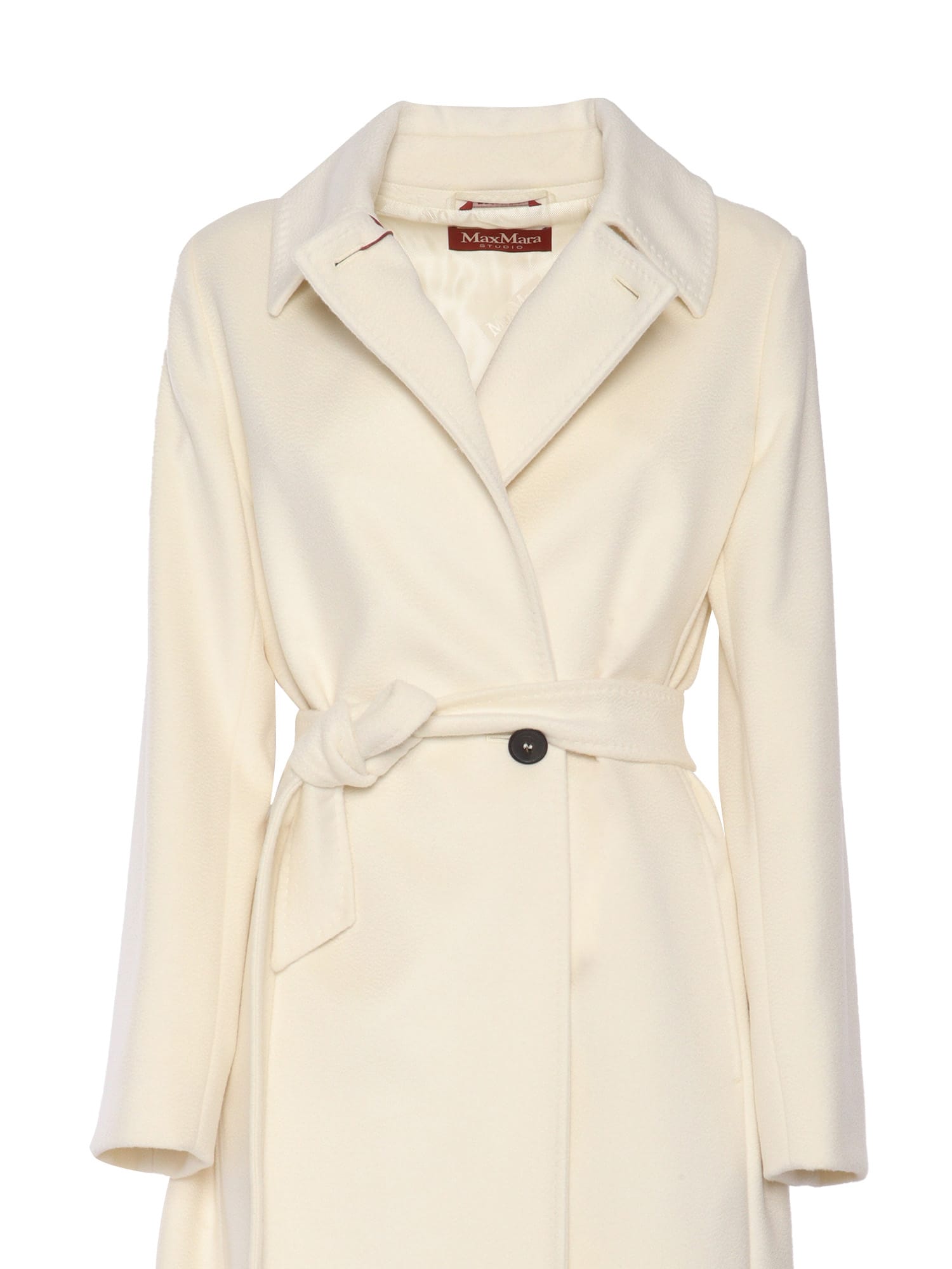 Shop Max Mara Bcollag White Coat