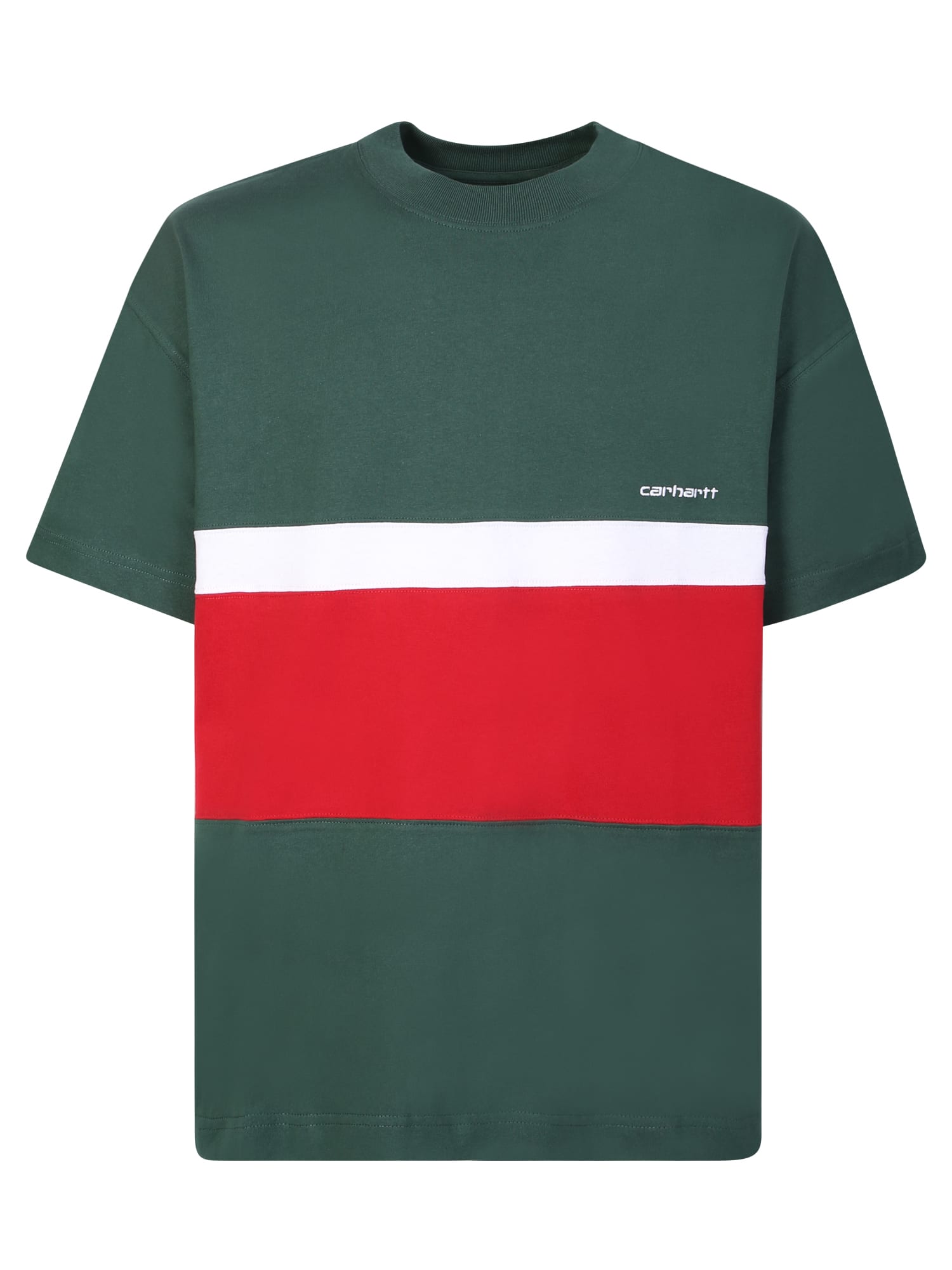 Carhartt Panels-detail T-shirt In Green