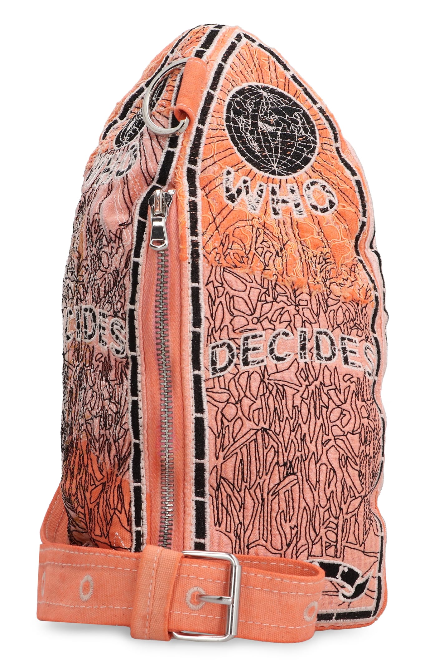 Shop Who Decides War Bullet Wdw Crossbody Bag In Orange