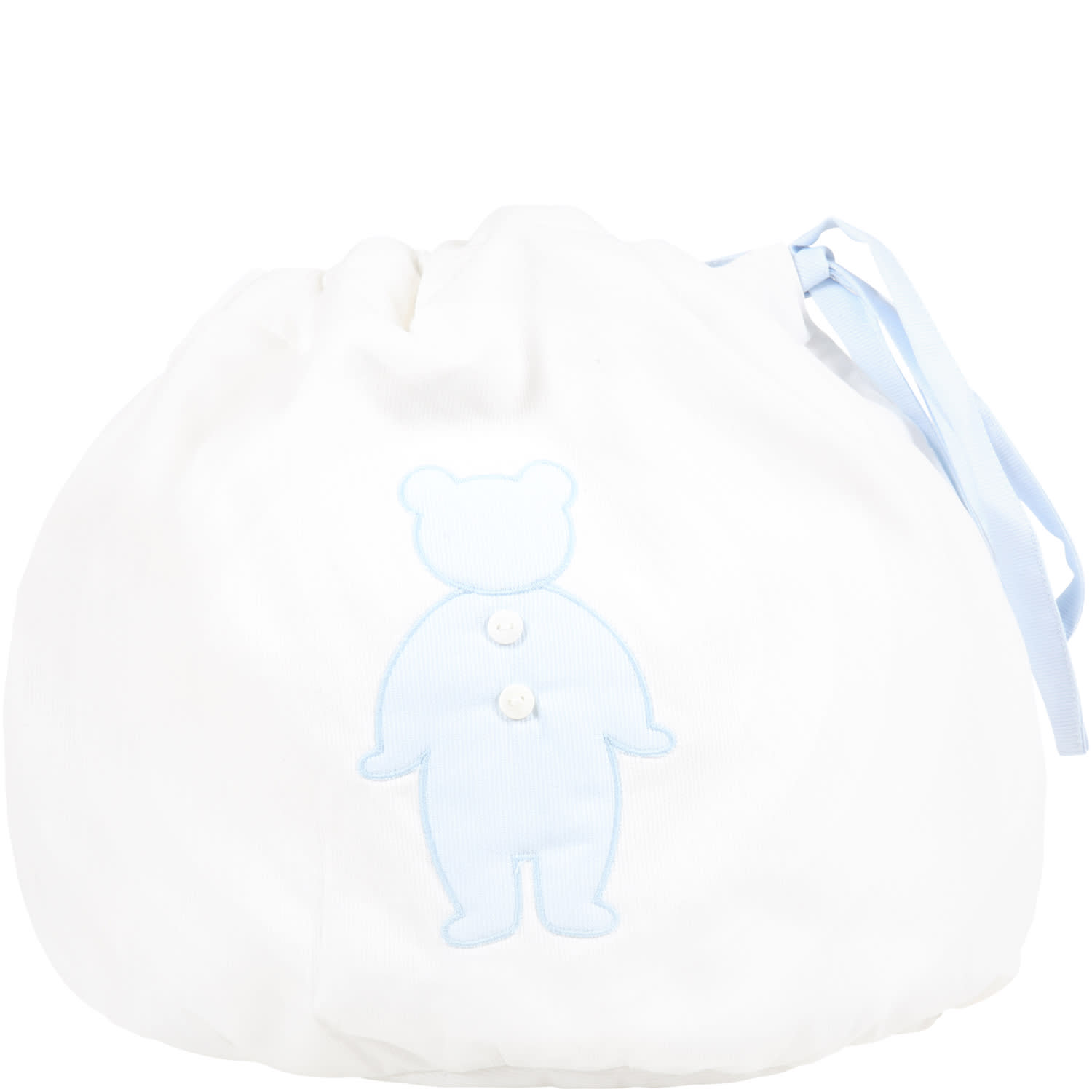 Little Bear White Bag For Baby Boy