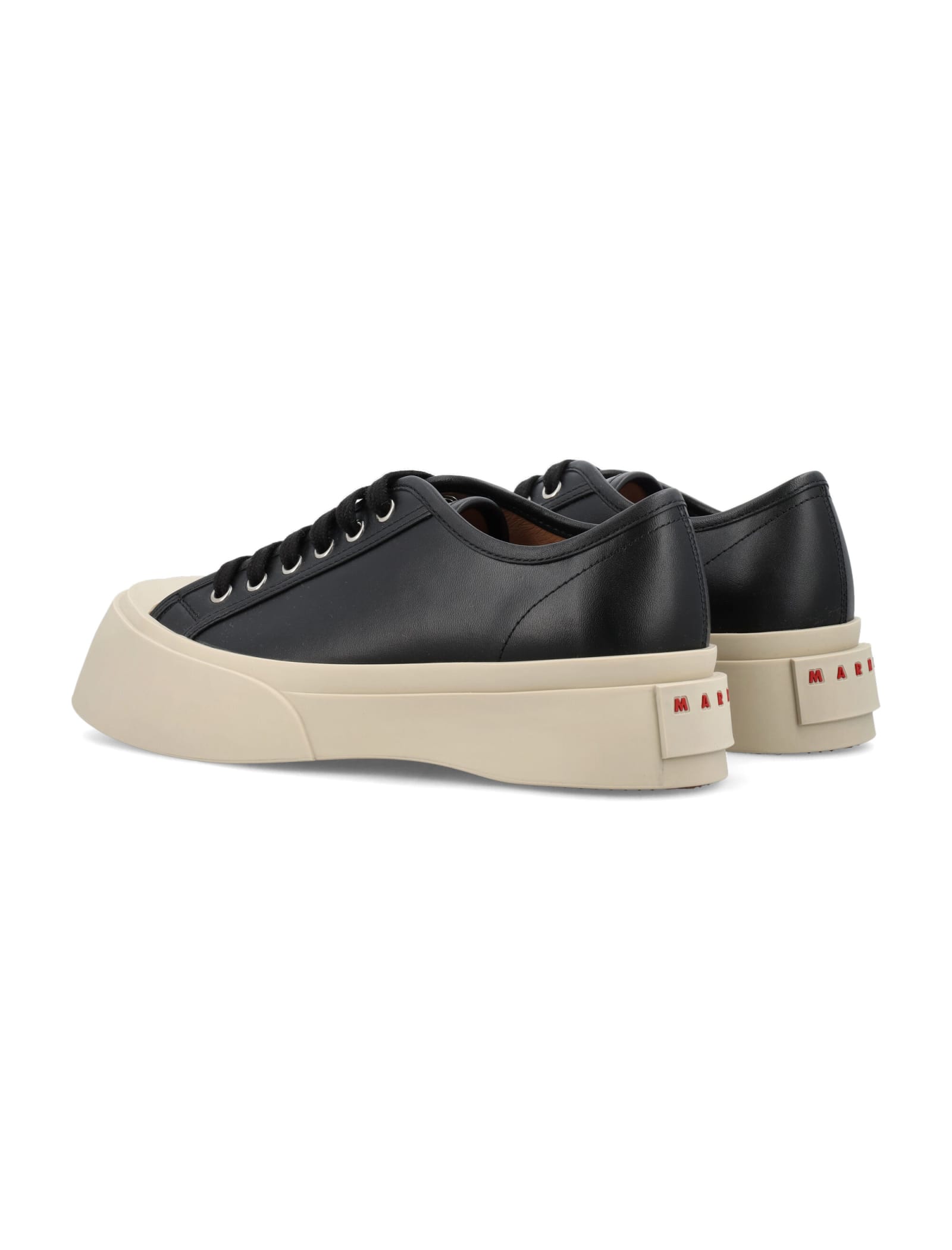 Shop Marni Pablo Lace-up Womans Sneakers In Nero