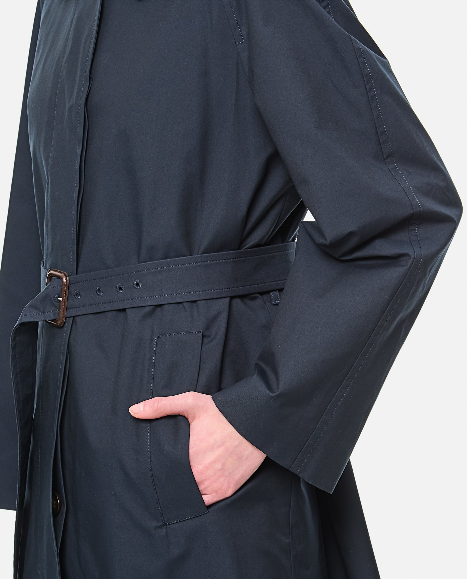 Max Mara The Cube Orleans Trench In Blue