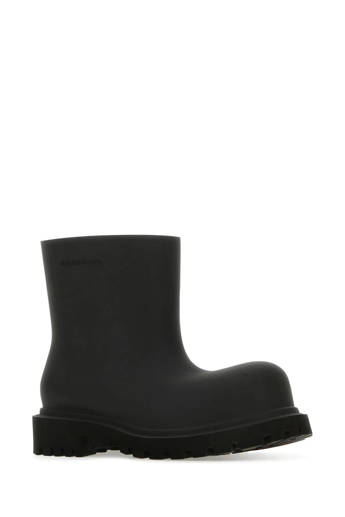 Shop Balenciaga Black Eva Steroid Ankle Boots