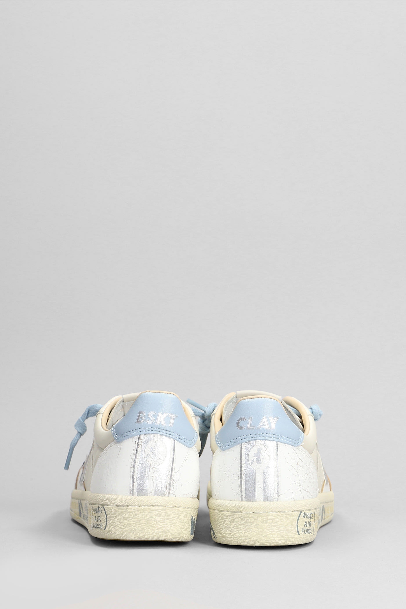 Premiata Bsktclad Strapped Low-top Casual Shoes In Beige