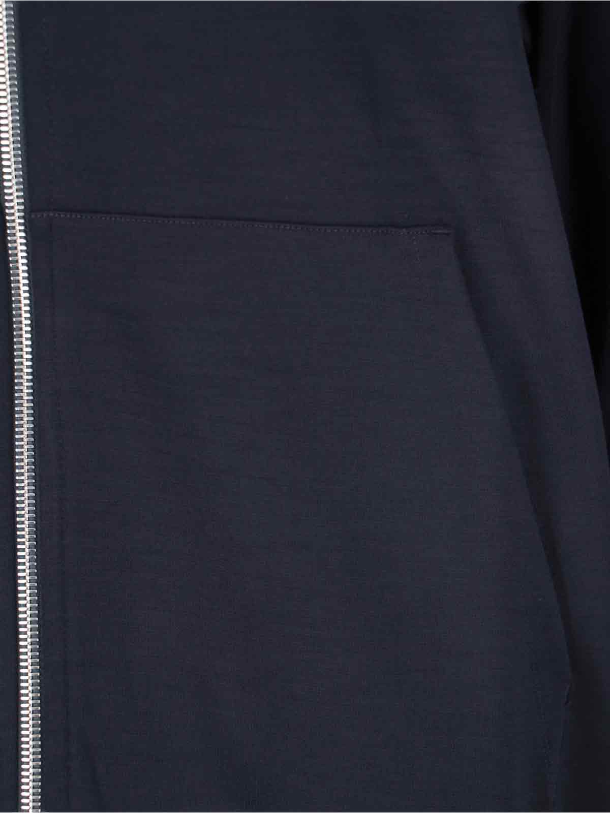 Shop Paul Smith Signature Stripe Zip Sweatshirt In Blue