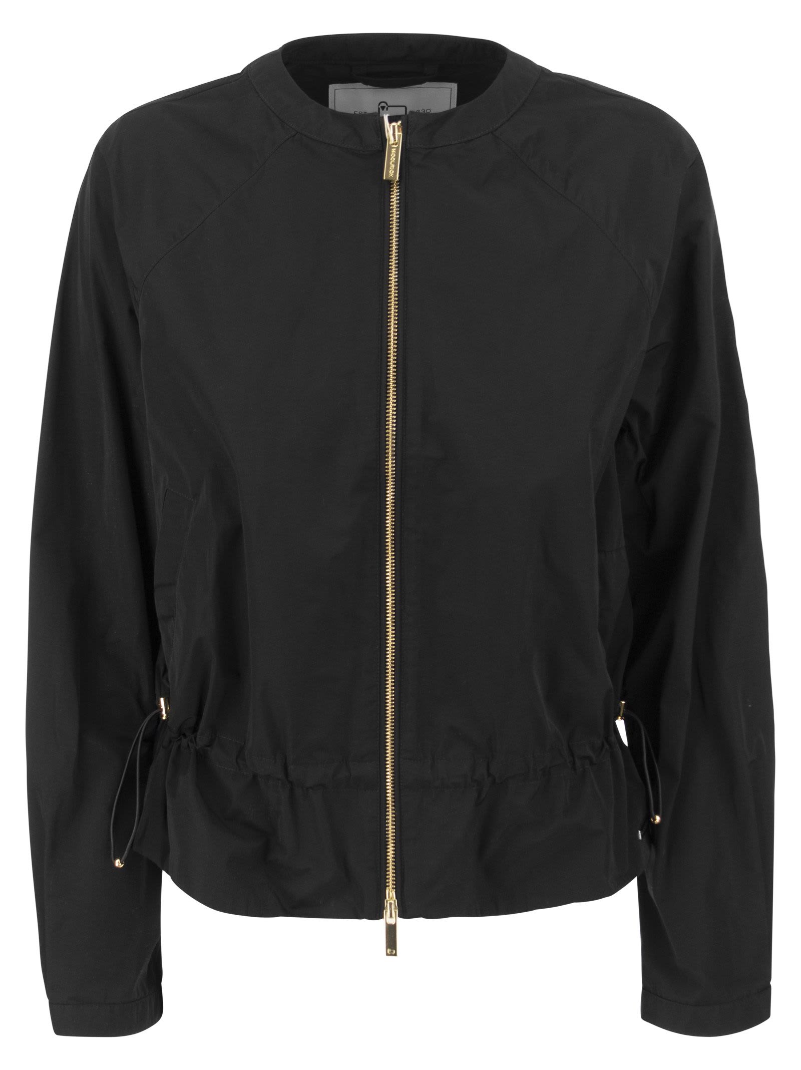 Woolrich Lightweight City Bomber Jacket With Drawstring