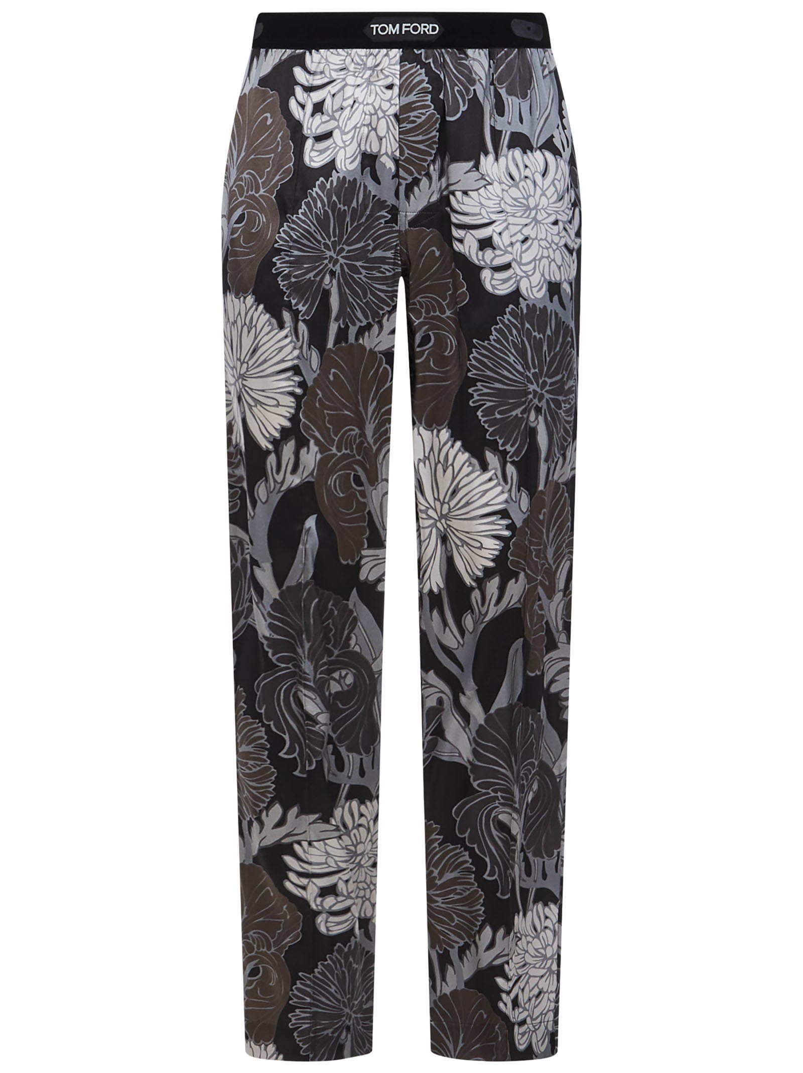 Shop Tom Ford Trousers In Grey