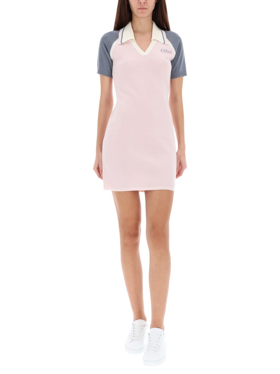 Casablanca Tennis Dress In Pink