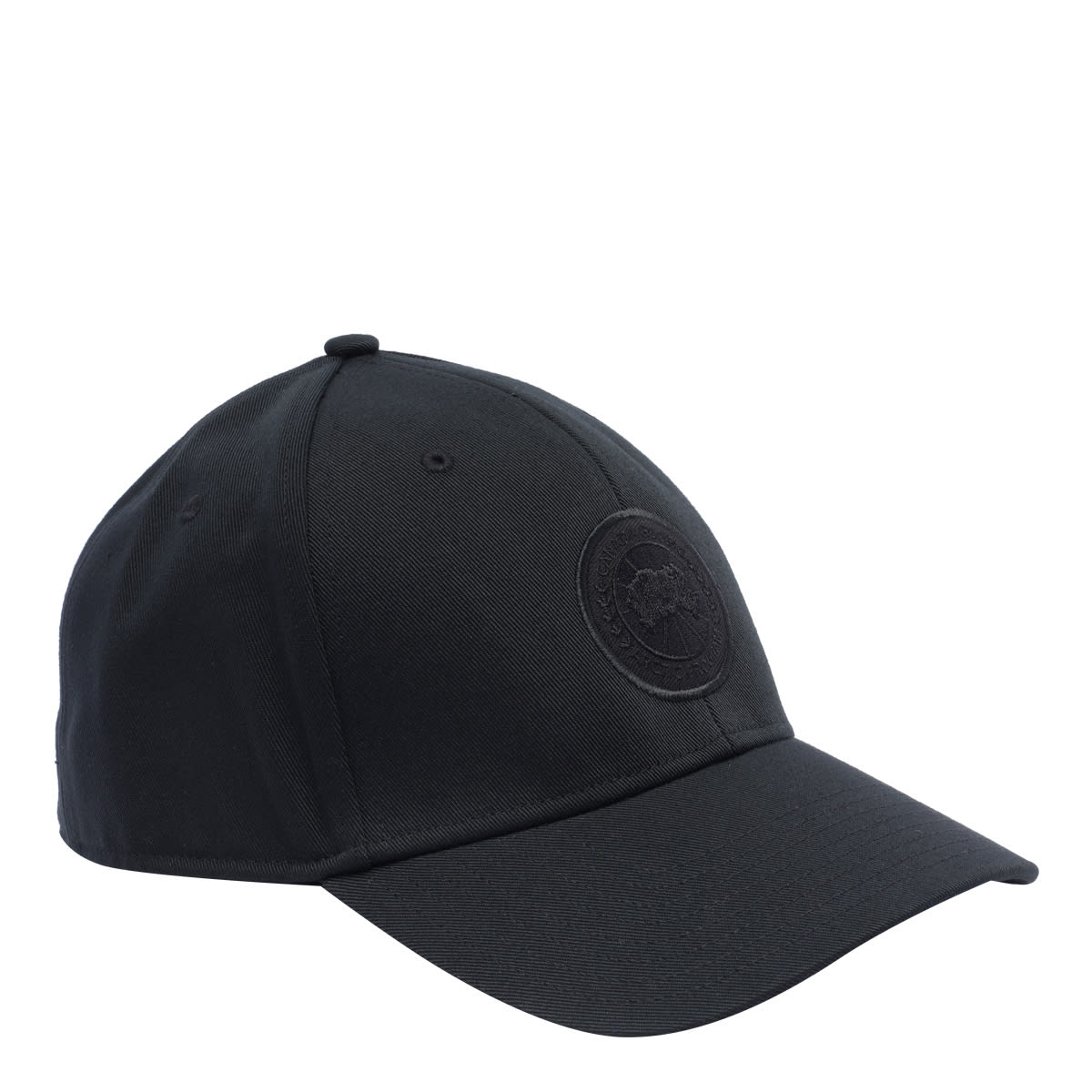 Shop Canada Goose Tonal Baseball Cap In Black