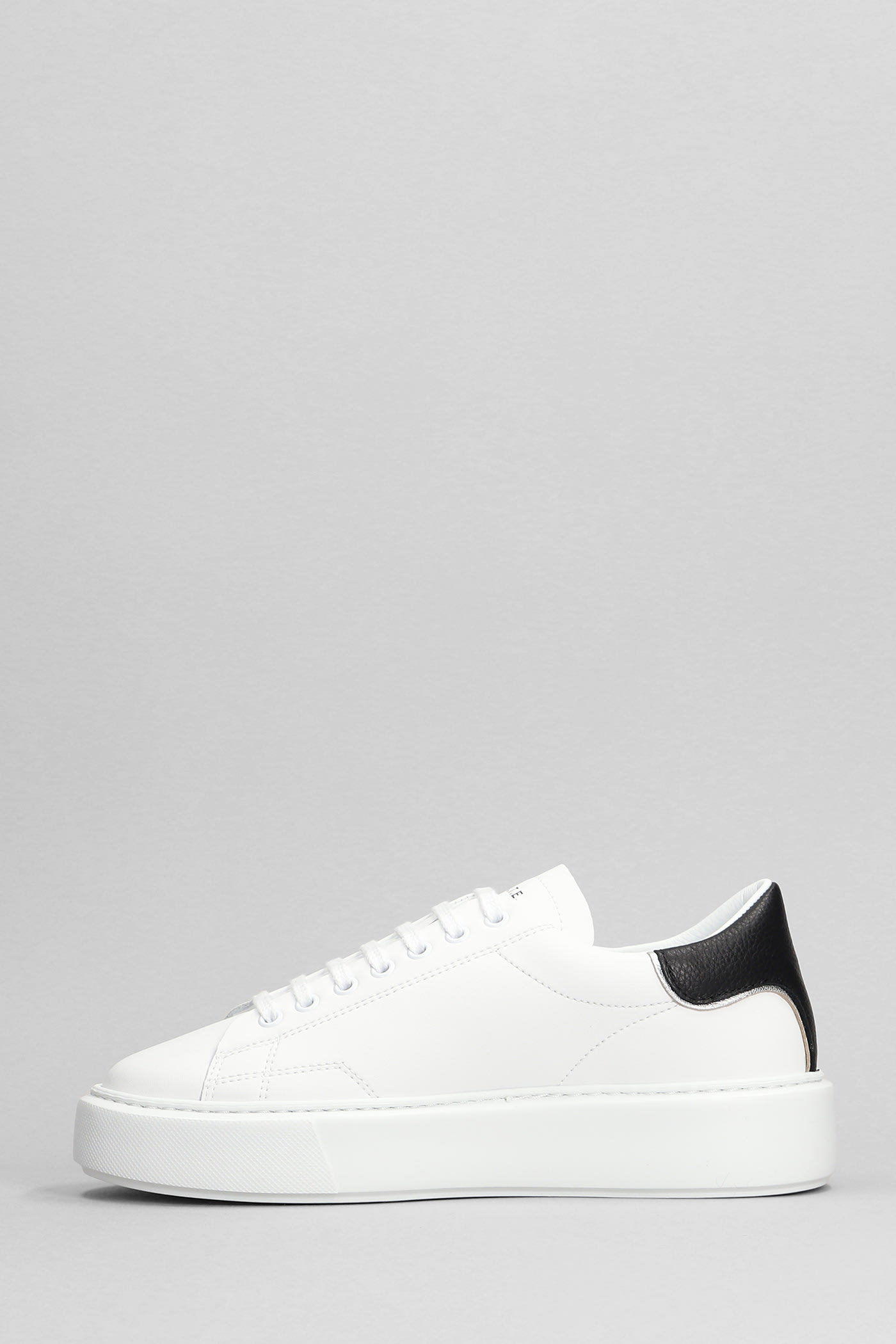 Shop Date Sfera Sneakers In White Leather