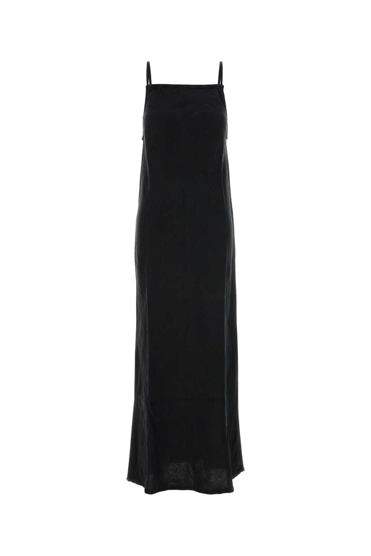 Lois Slate Linen Dress In Black
