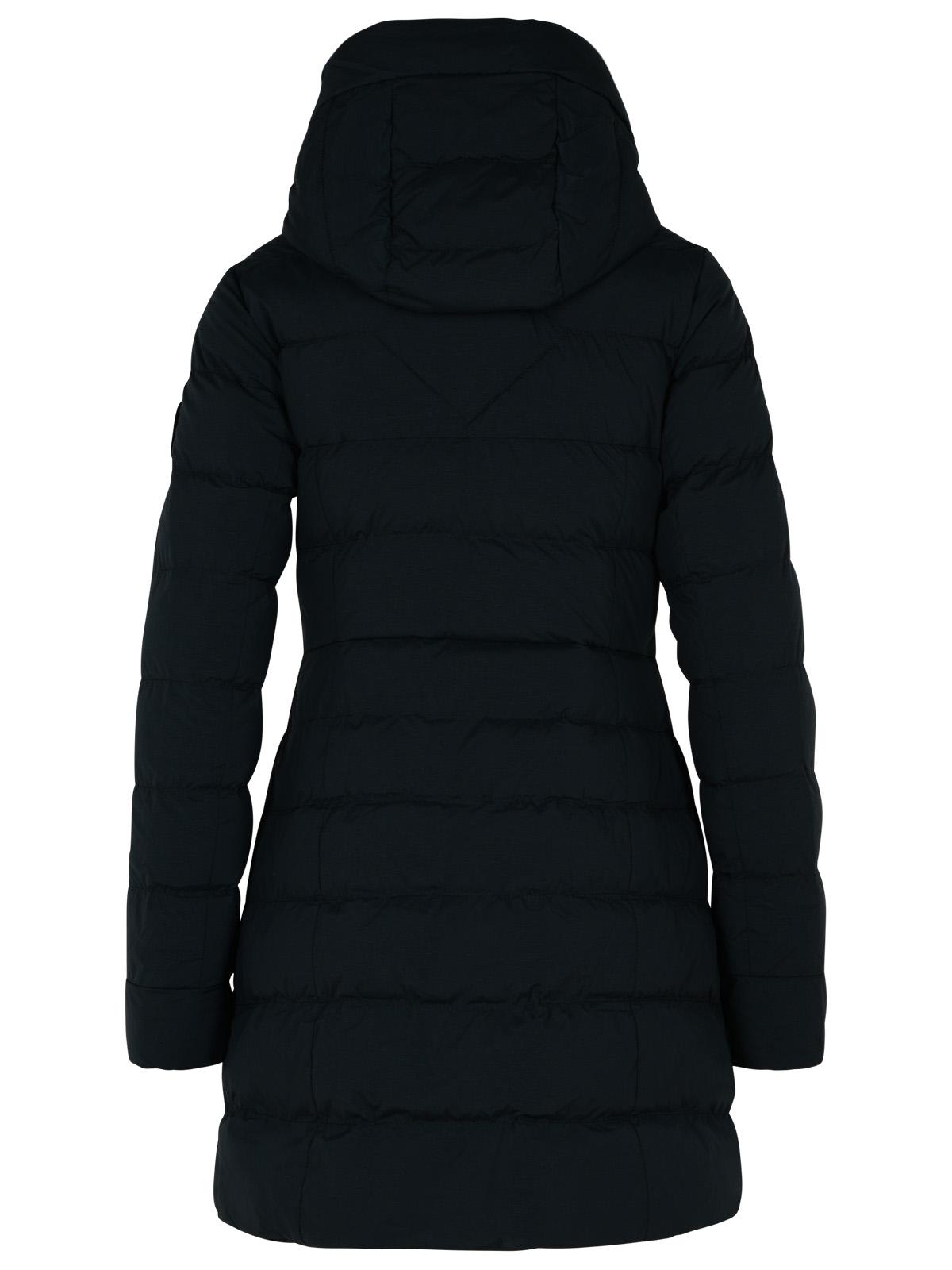 Shop Canada Goose Claire Long Black Polyamide Blend Down Jacket