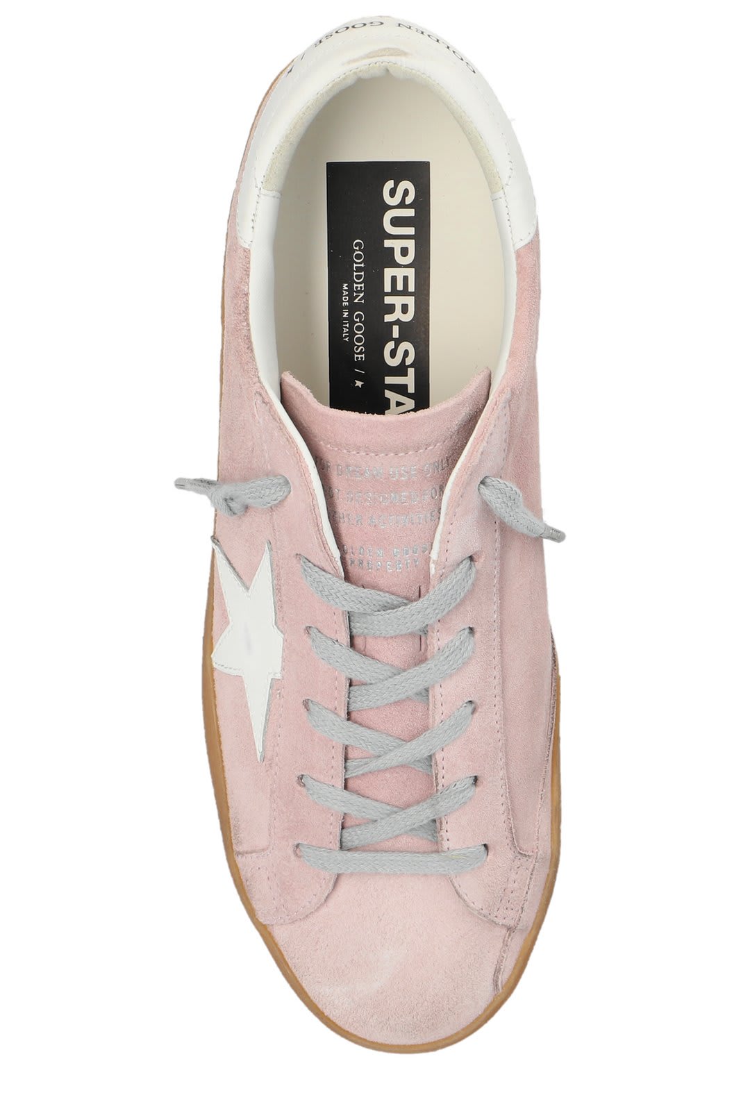 Shop Golden Goose Super-star Classic Sneakers In Pink Optic White