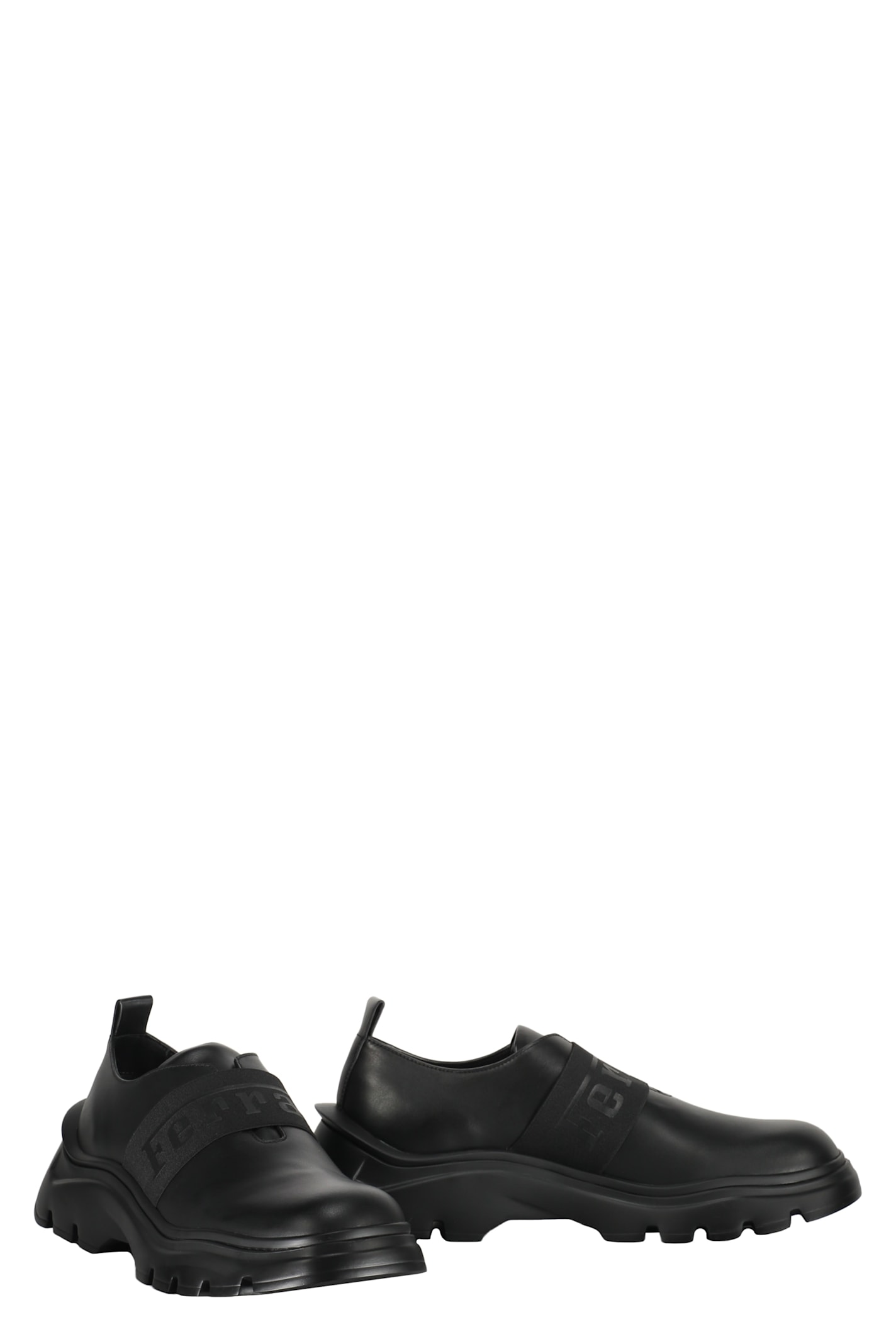 Shop Ferrari Leather Lace-up Derby Shoes In Black