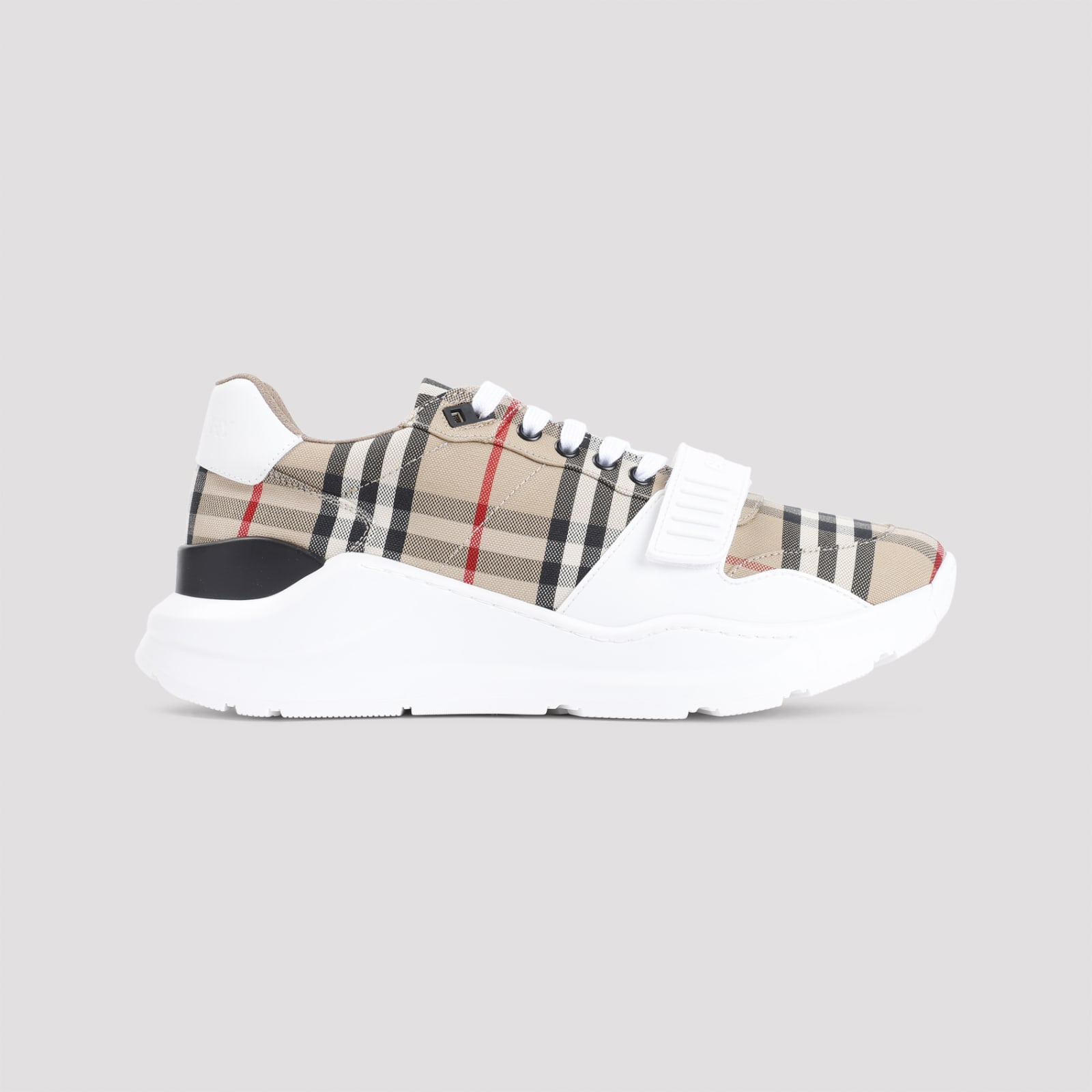 Shop Burberry New Regis Sneakers In Archive Beige