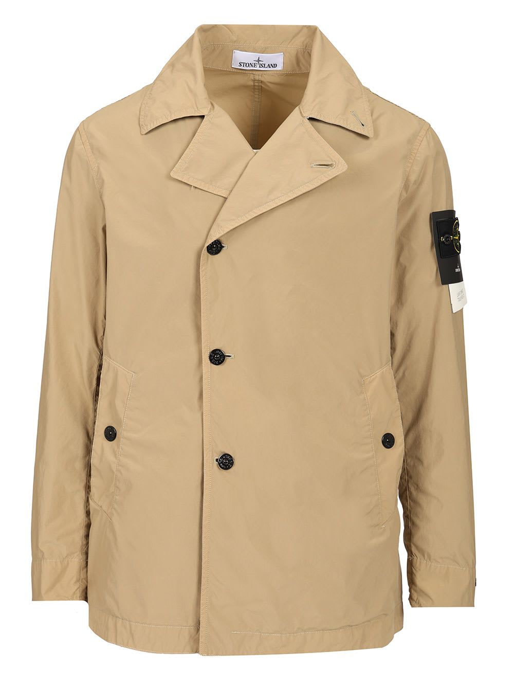 Short Nylon Trench Coat