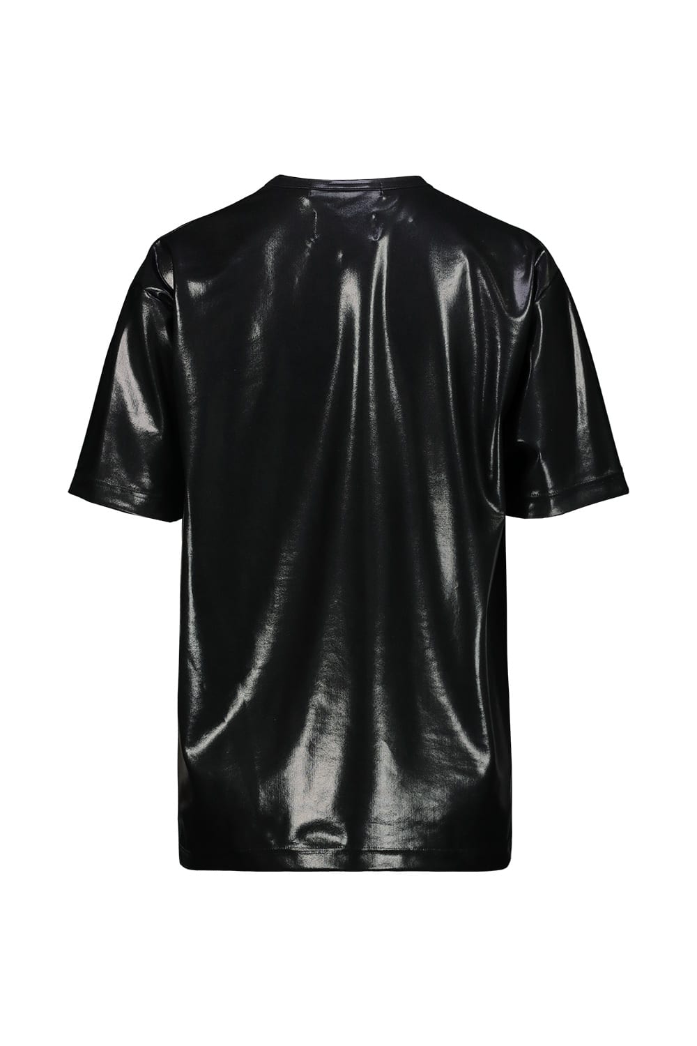 Shop Junya Watanabe Ac-dc Print T-shirt In Black