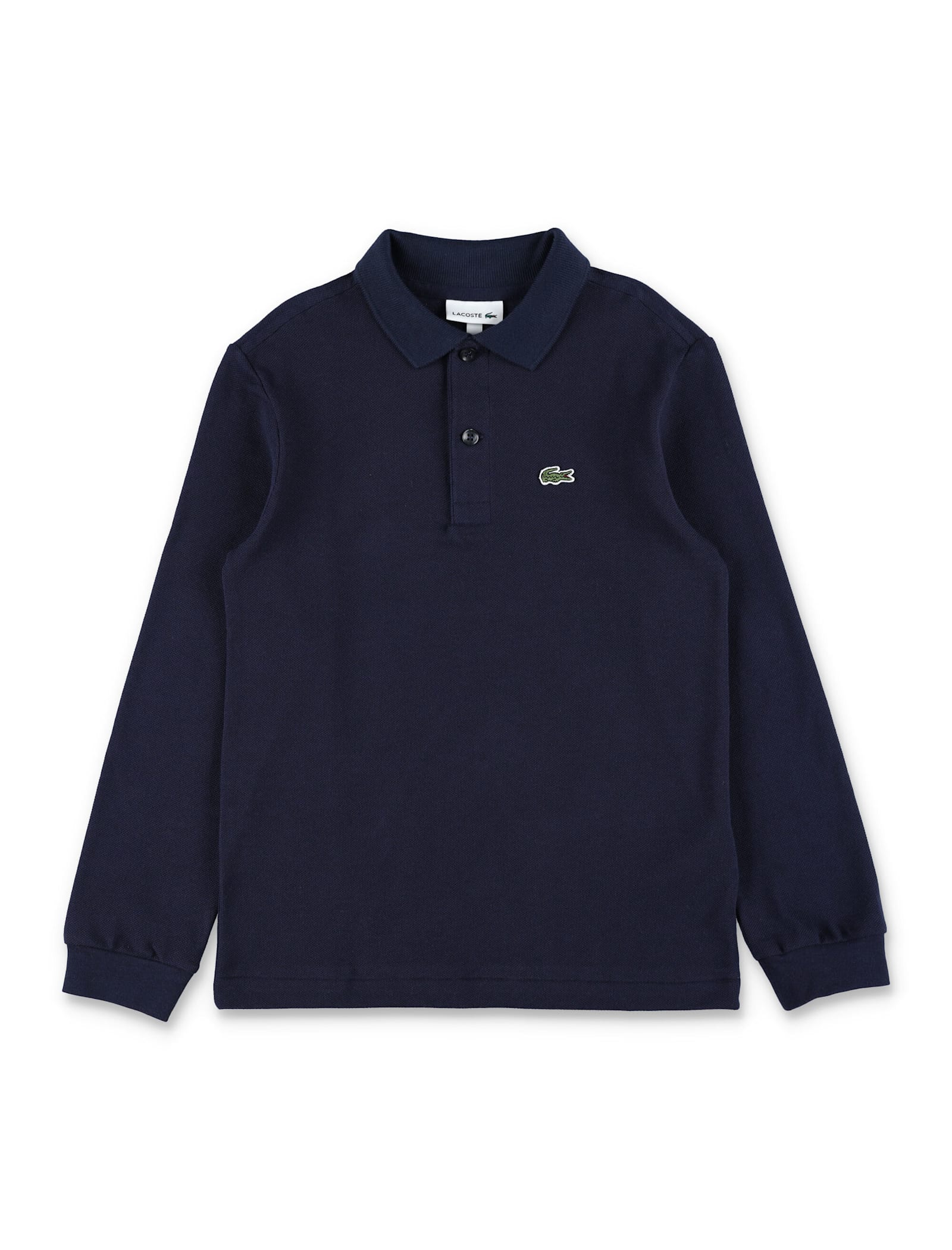 Lacoste Kid Long Sleeves Polo In Blue
