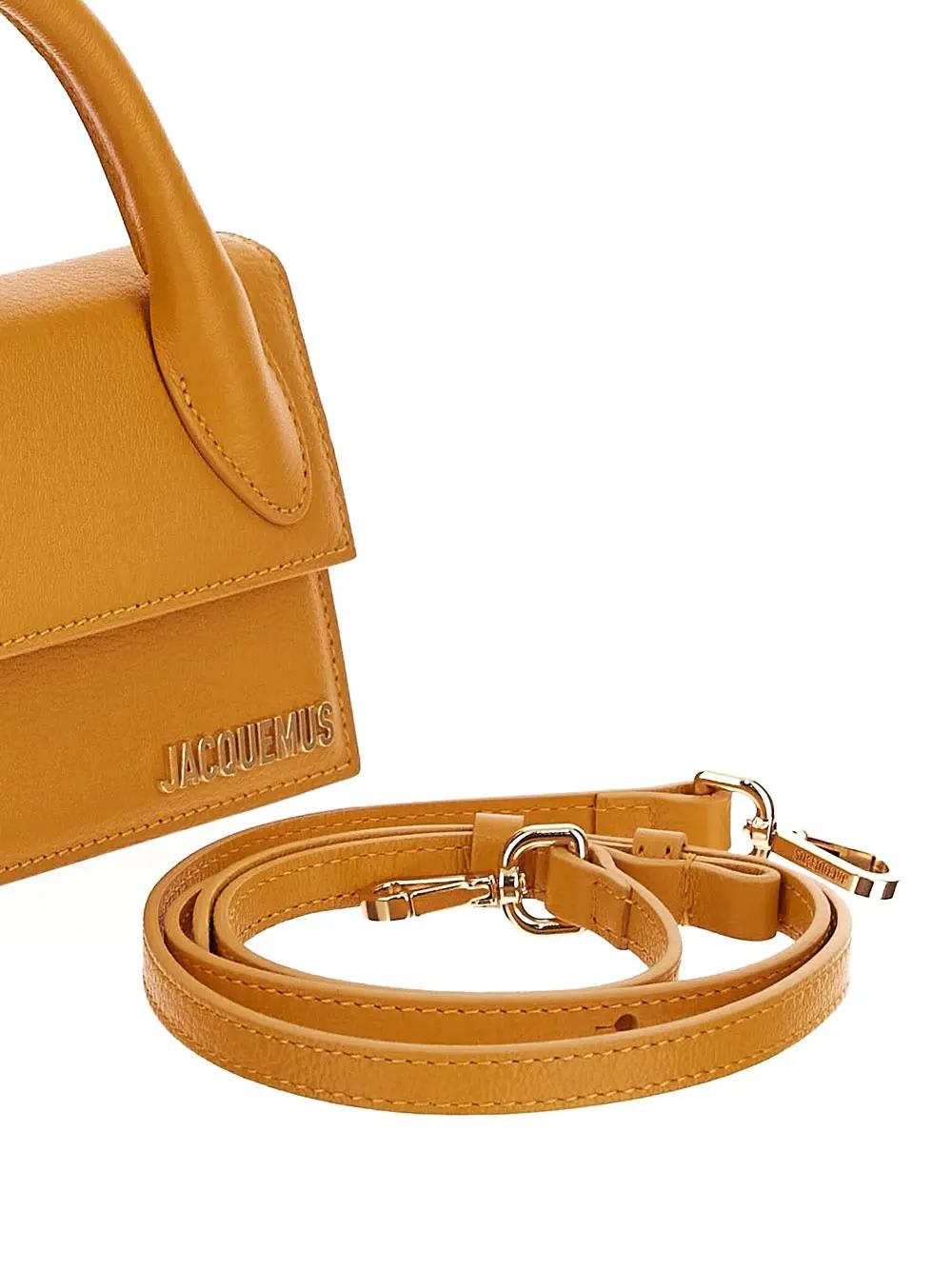 Shop Jacquemus Le Chiquito Long Bag In Orange