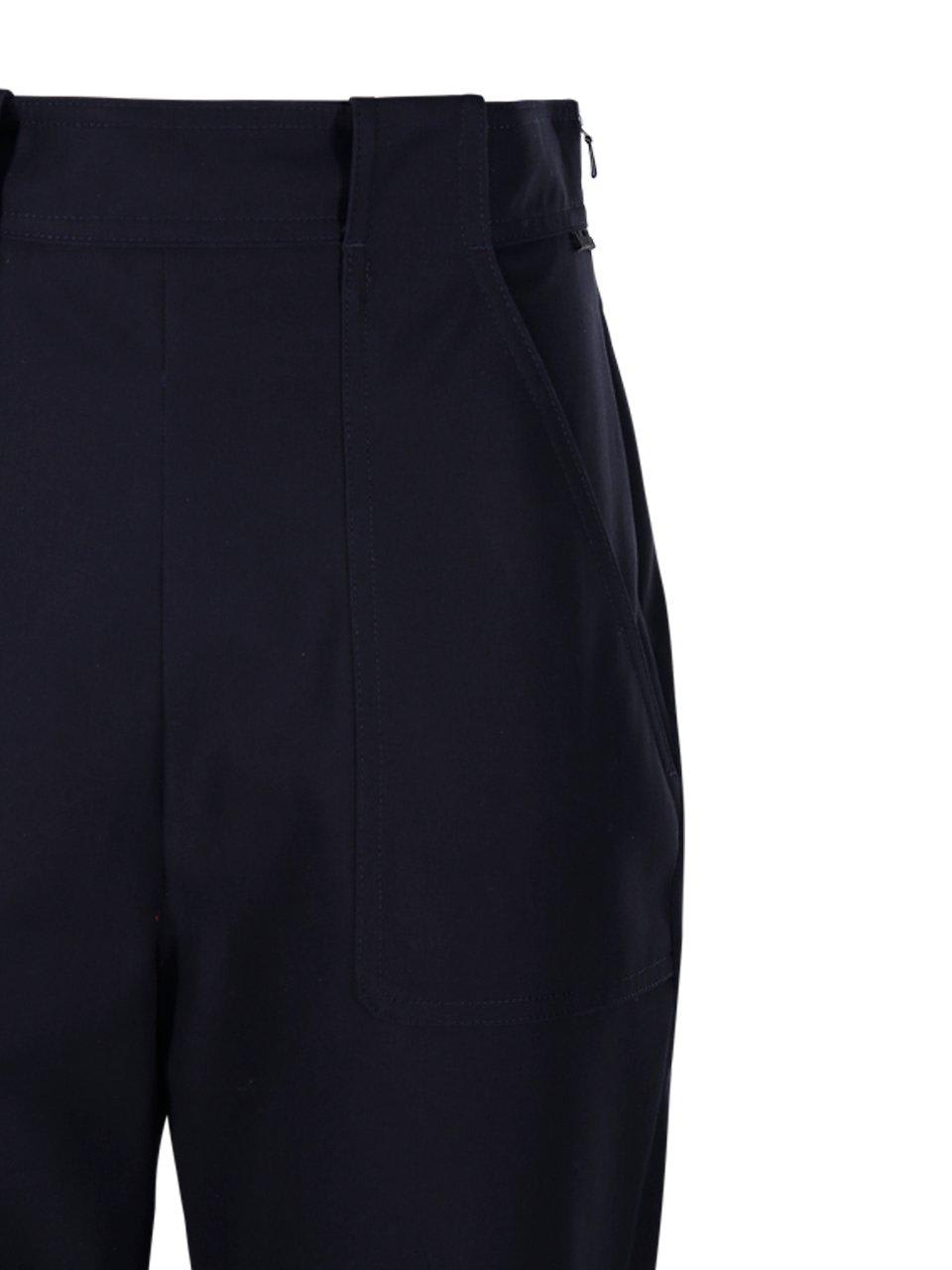 Max Mara Palio Wide Leg Trousers In Blue